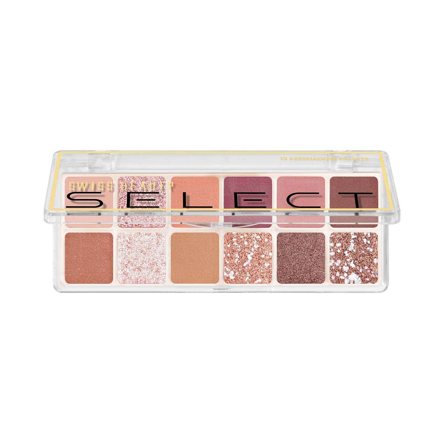 Swiss Beauty | Swiss Beauty Select 12 Shades Eyeshadow Palette - Slow Days (10 g)