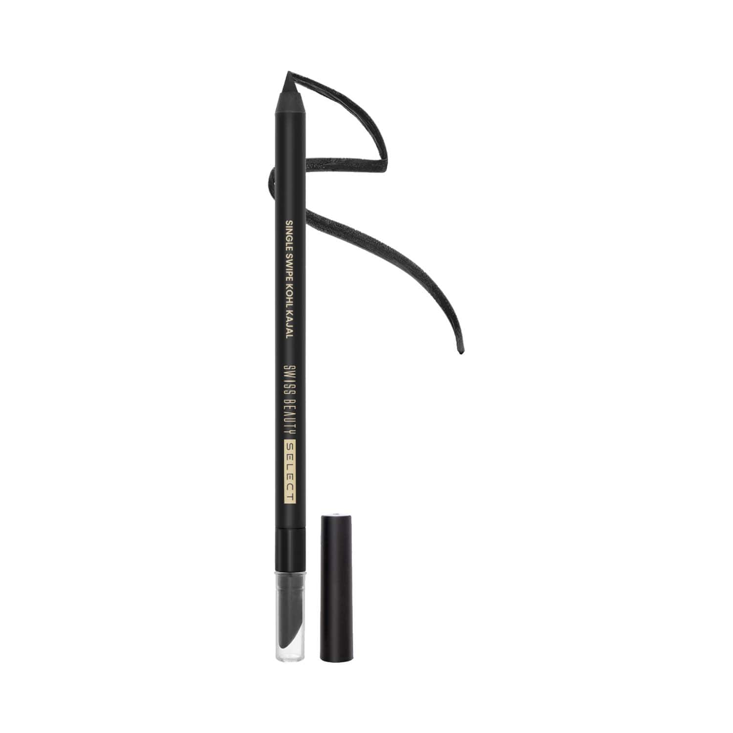 Swiss Beauty | Swiss Beauty Select Single Swipe High Impact Kohl Kajal - Black (1.2 g)