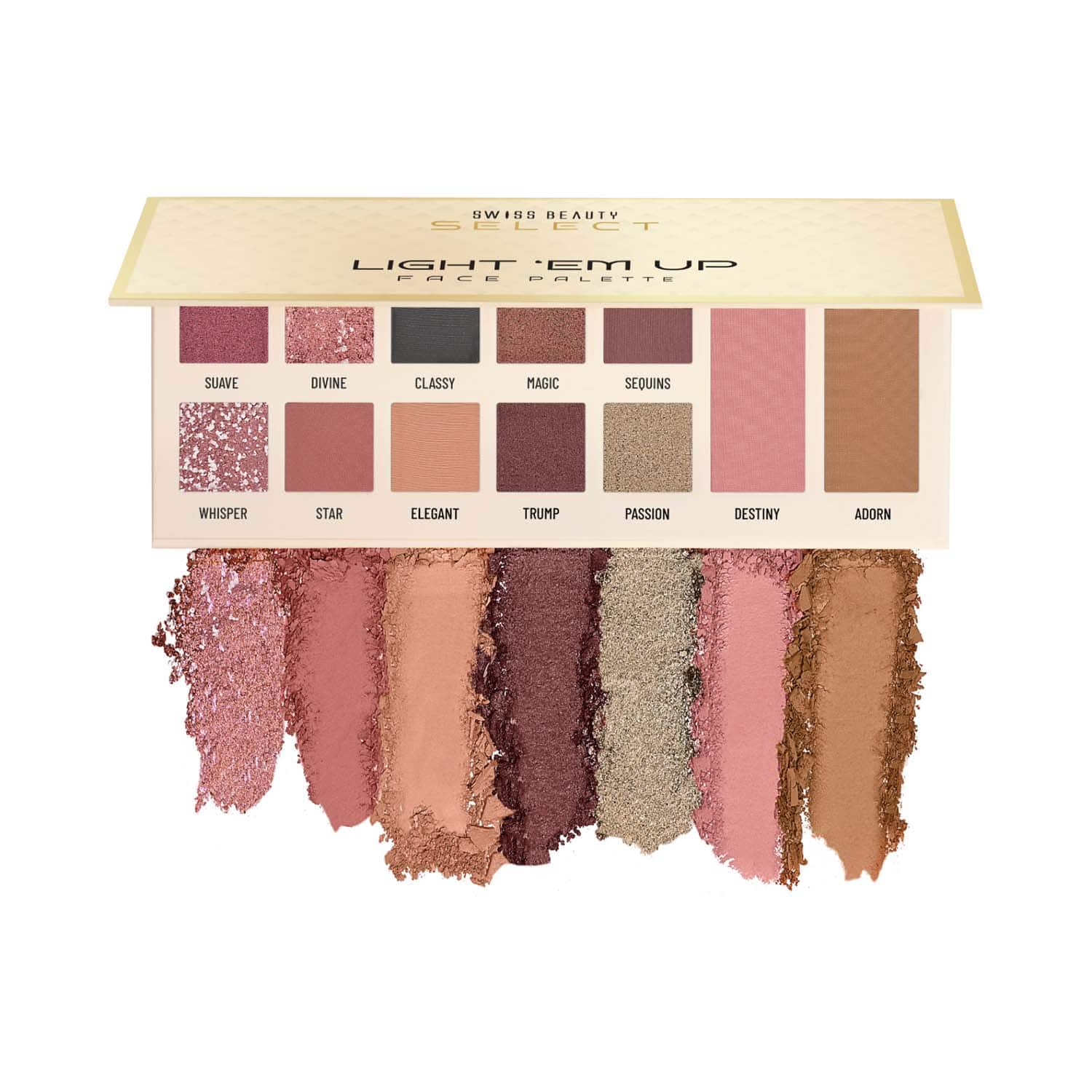 Swiss Beauty | Swiss Beauty Select Light Em Up Multipurpose Face And Eye Palette - Firefly (20 g)