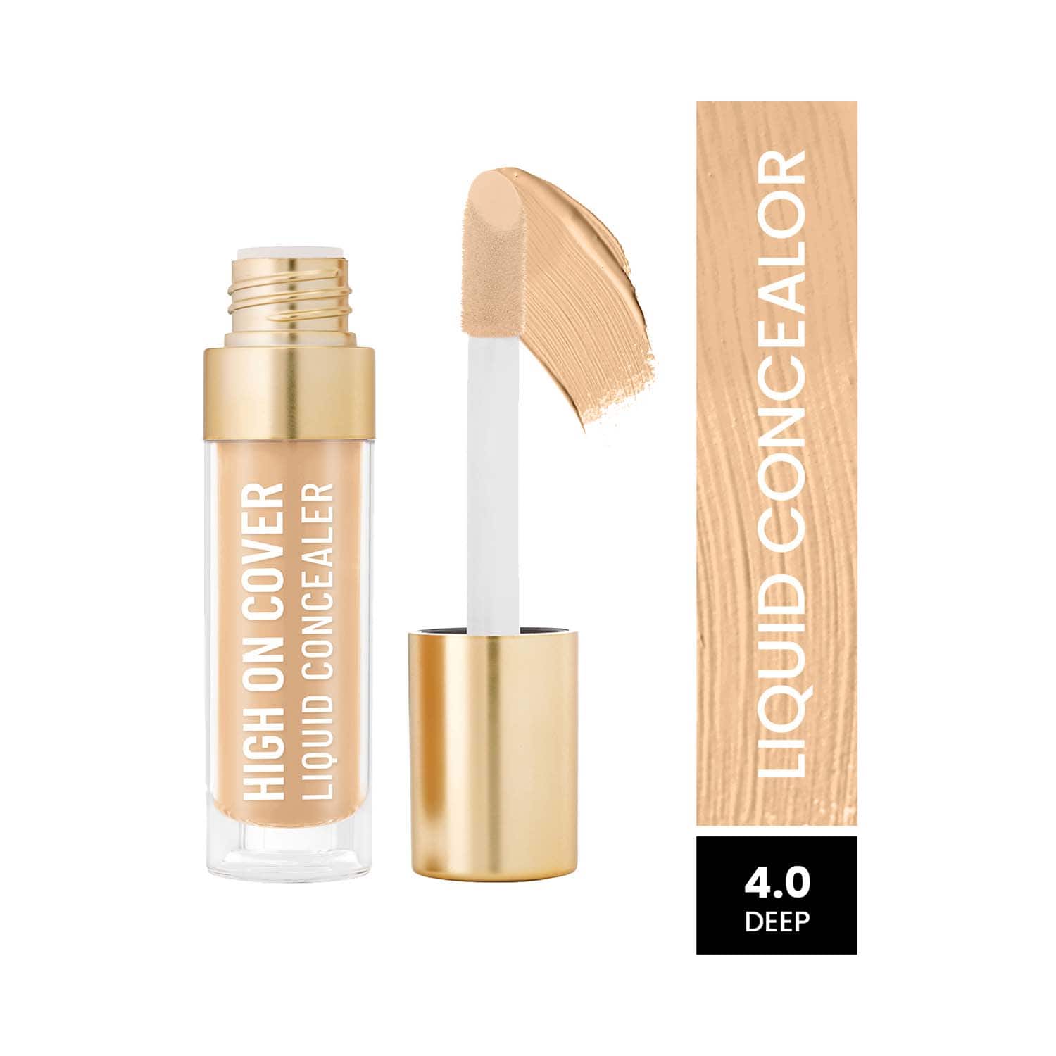 Swiss Beauty | Swiss Beauty Select High On Cover Liquid Concealer - 4.0 Deep (5.5 ml)
