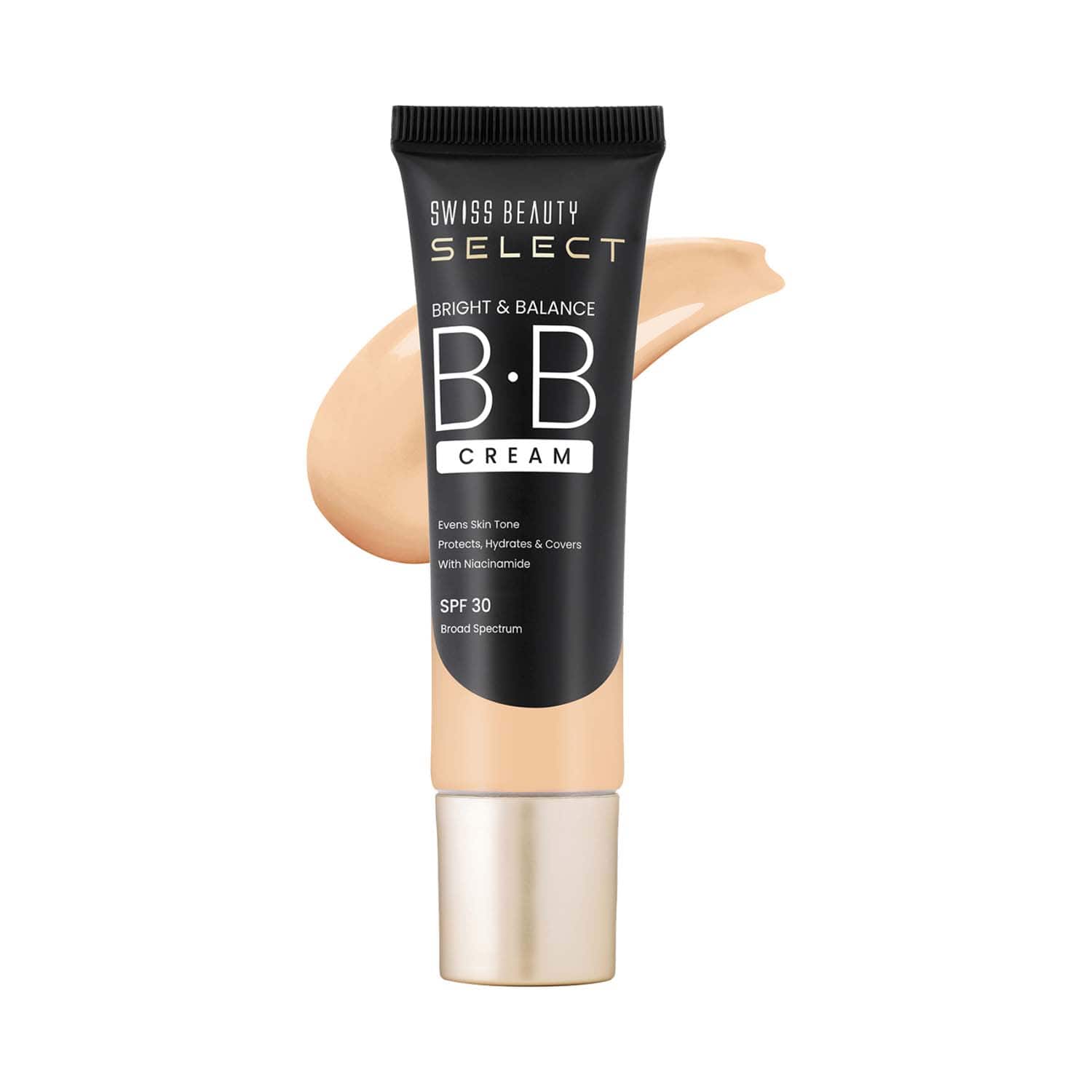 Swiss Beauty | Swiss Beauty Select Bright & Balance Multifunctional BB Cream with SPF 30 - Radiant Honey (30 g)
