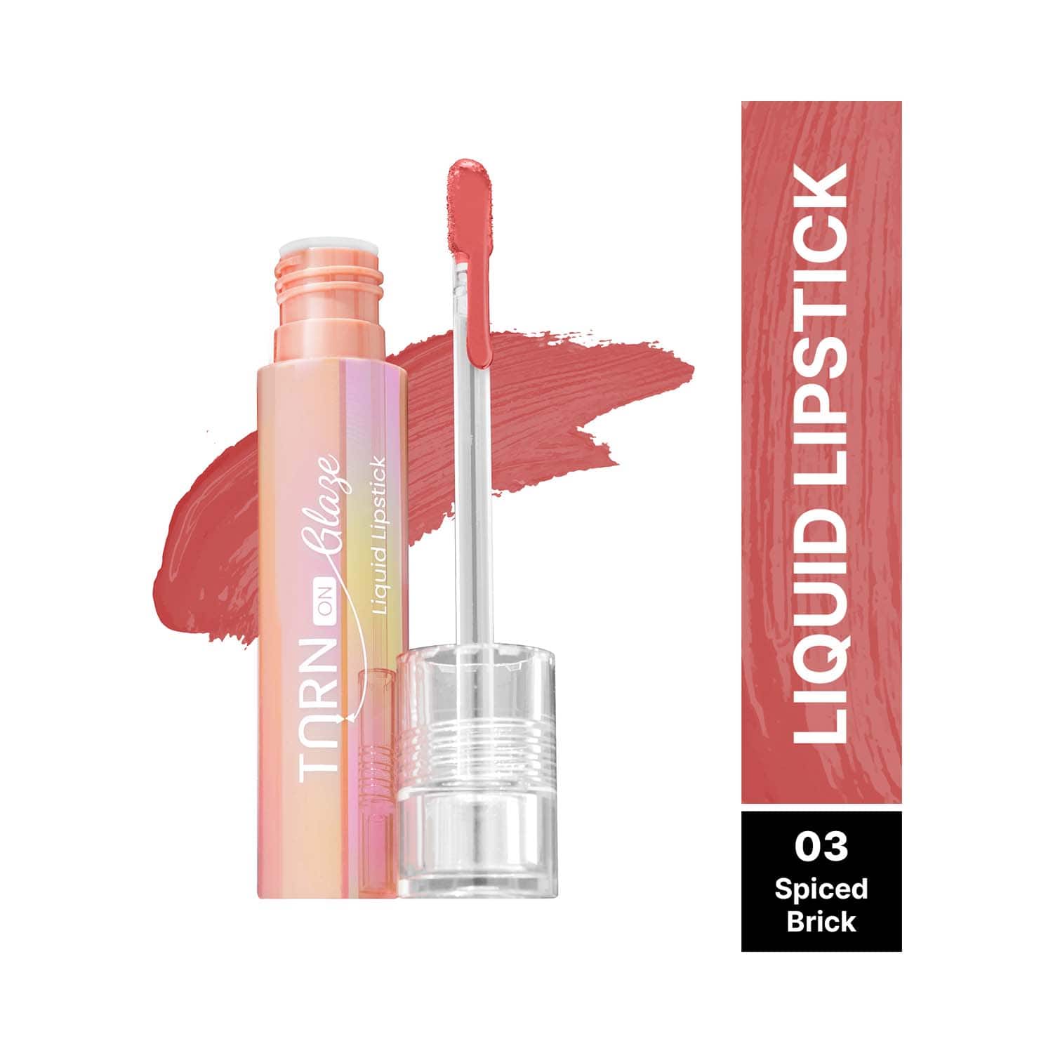 Swiss Beauty | Swiss Beauty Select Turn On Glaze Liquid Lipstick - Spiced Brick (3 ml)