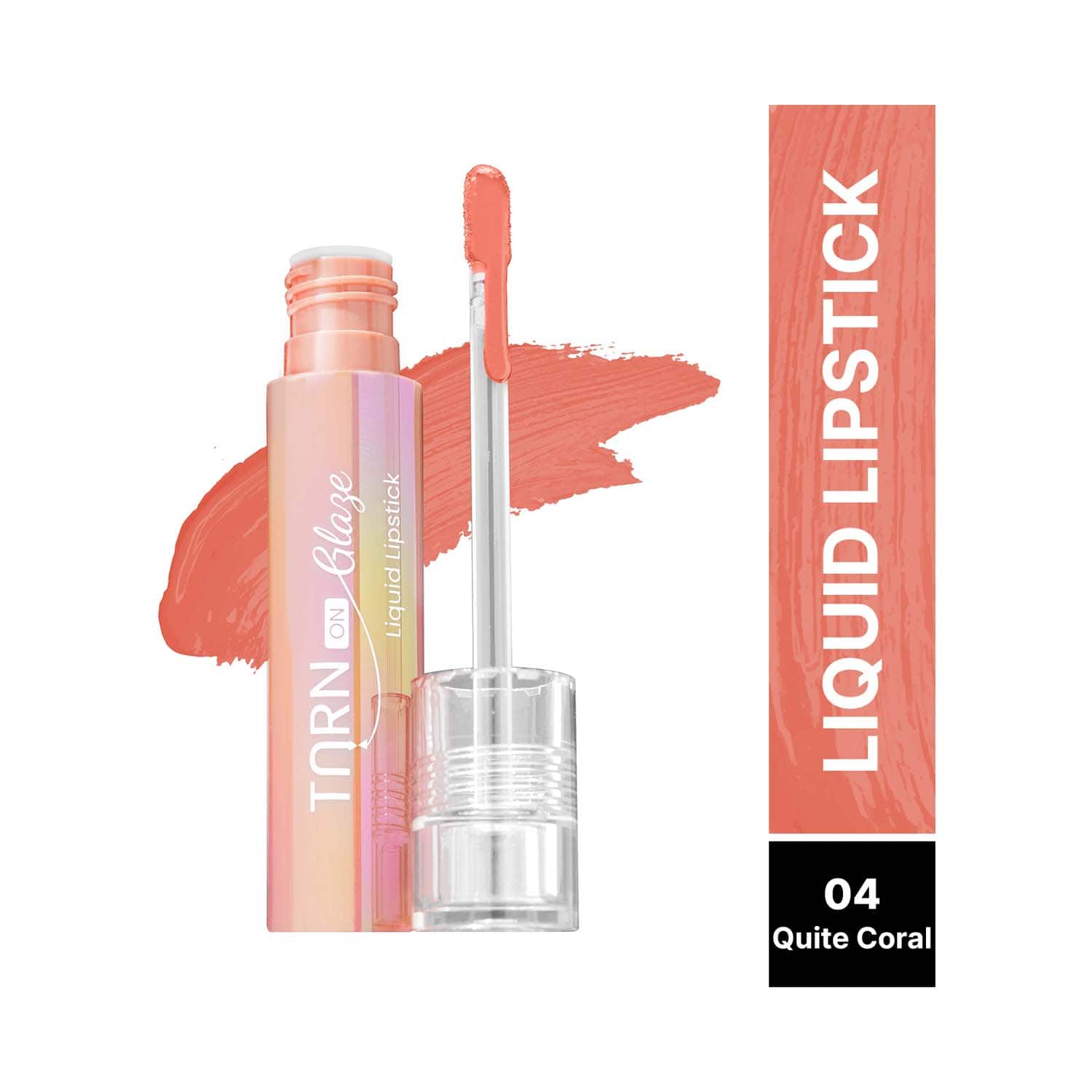 Swiss Beauty | Swiss Beauty Select Turn On Glaze Liquid Lipstick - Quite Coral (3 ml)