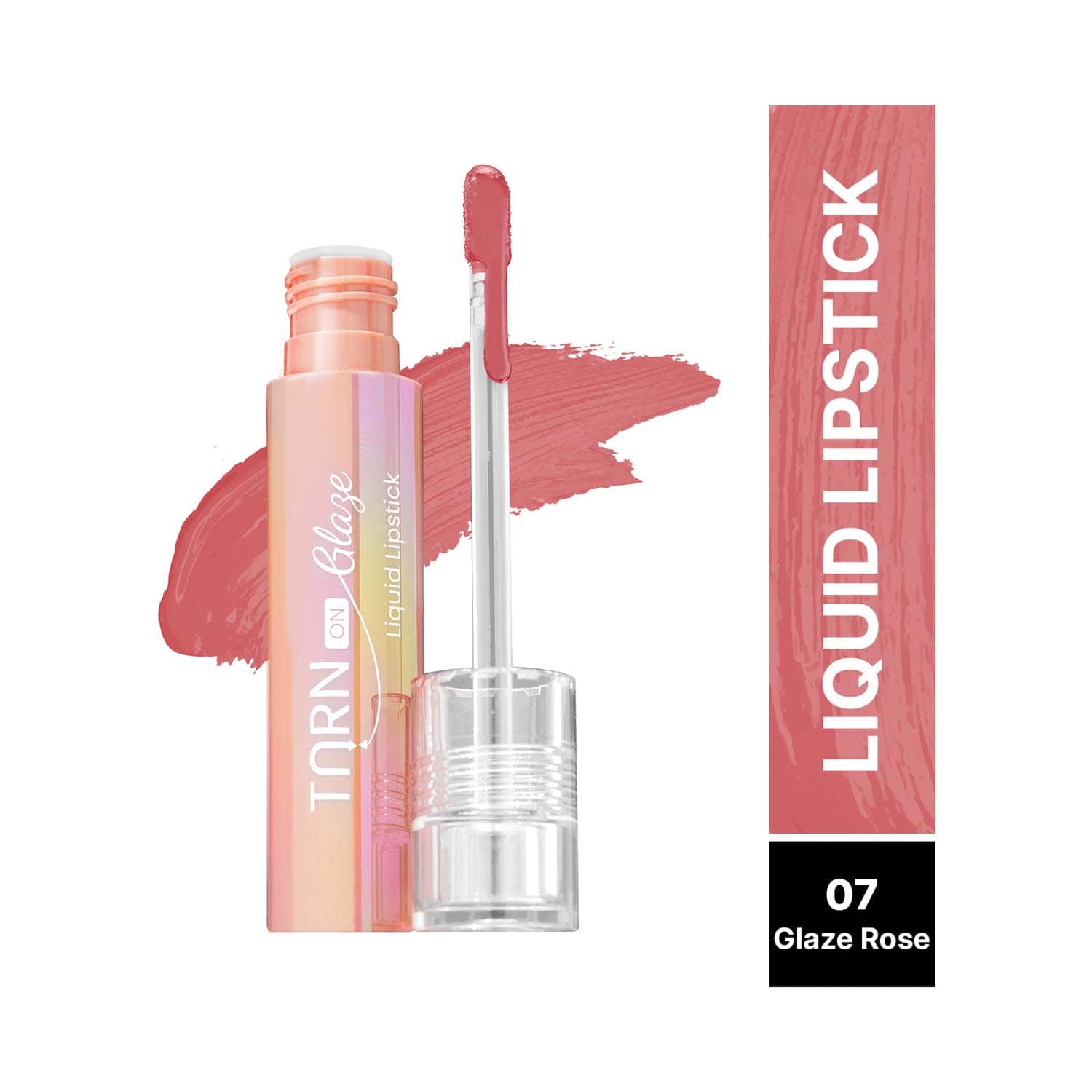 Swiss Beauty | Swiss Beauty Select Turn On Glaze Liquid Lipstick - Glaze Rose (3 ml)