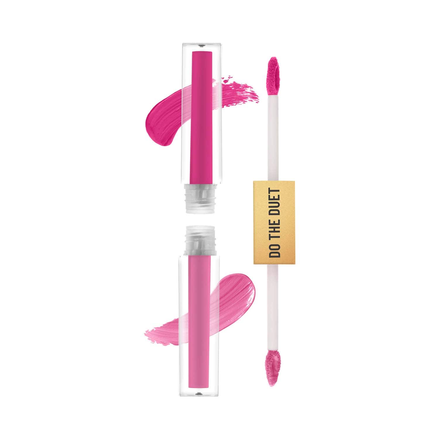 Swiss Beauty | Swiss Beauty Select Do The Duet Matte Liquid Lipstick + Tinted Gloss - Lady Pink (3 ml)