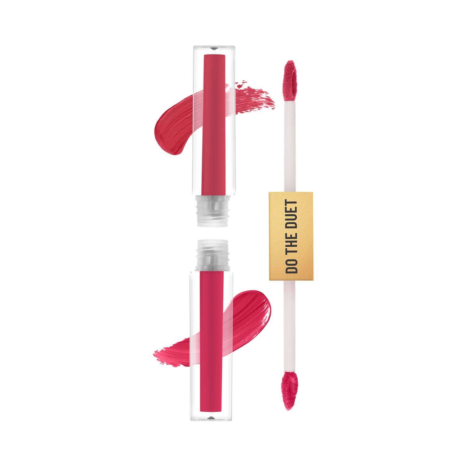 Swiss Beauty | Swiss Beauty Select Do The Duet Matte Liquid Lipstick + Tinted Gloss - ⁠Imperial Red (3 ml)