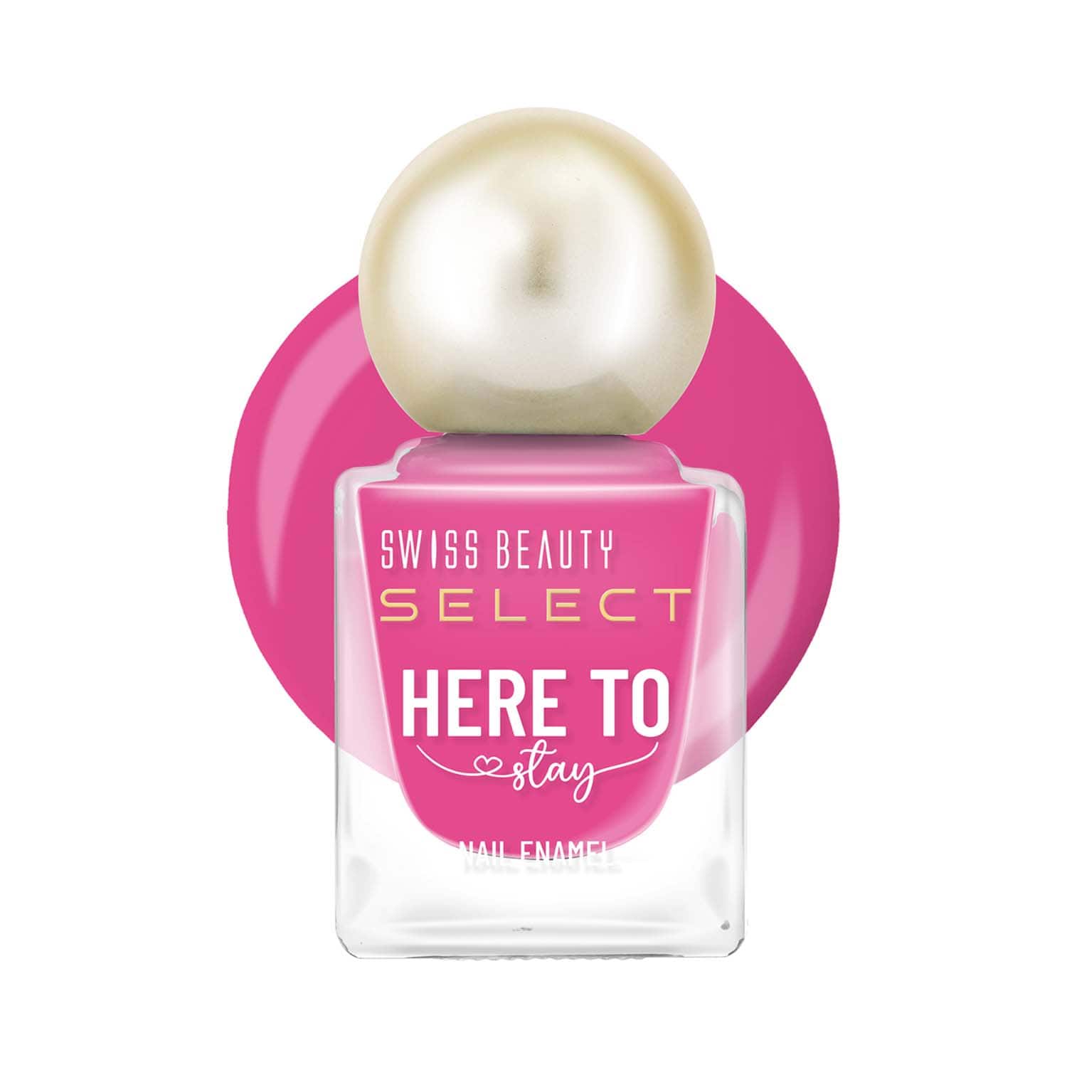 Swiss Beauty | Swiss Beauty Select Here To Stay Nail Enamel - Wild Pink (12 ml)