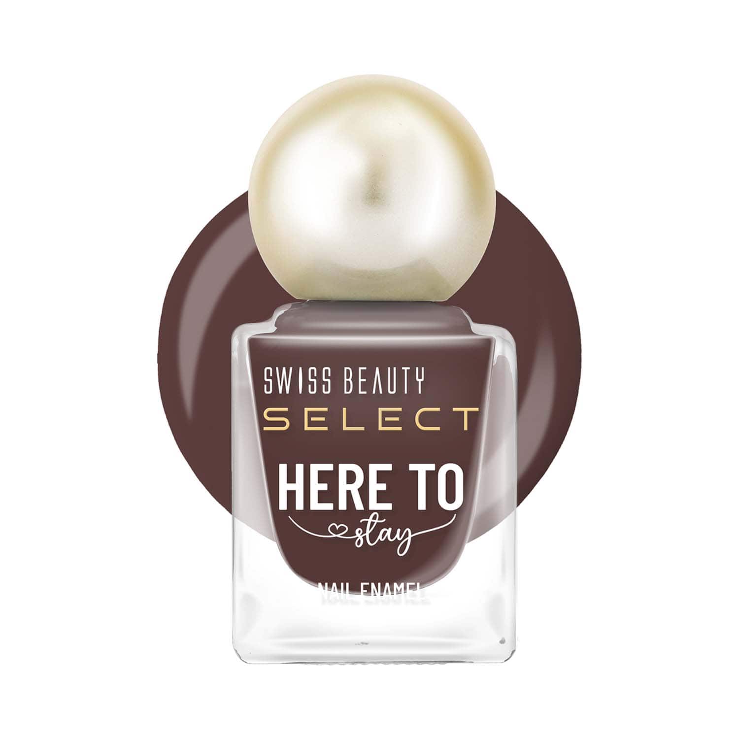 Swiss Beauty | Swiss Beauty Select Here To Stay Nail Enamel - Burnt Coco (12 ml)