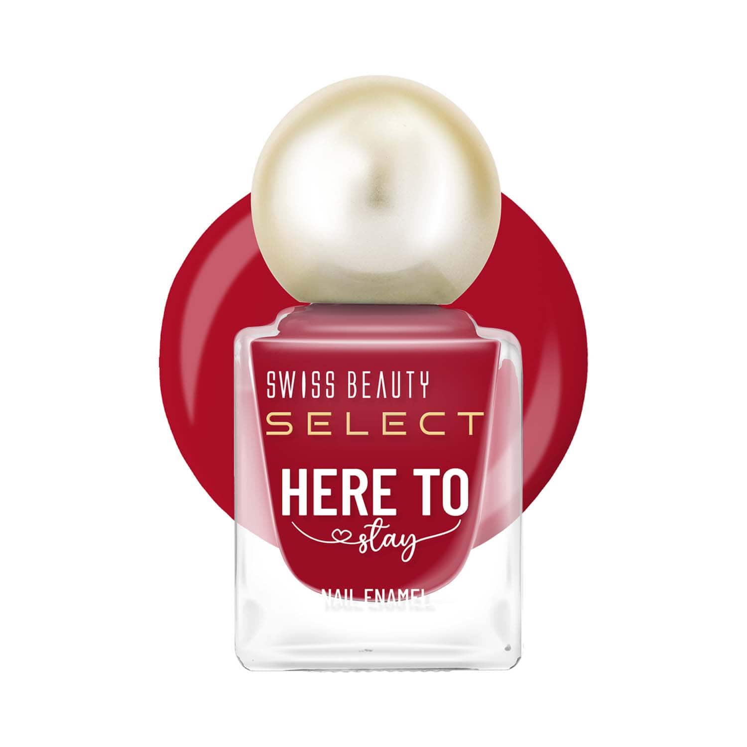 Swiss Beauty | Swiss Beauty Select Here To Stay Nail Enamel - Spicy Cherry (12 ml)