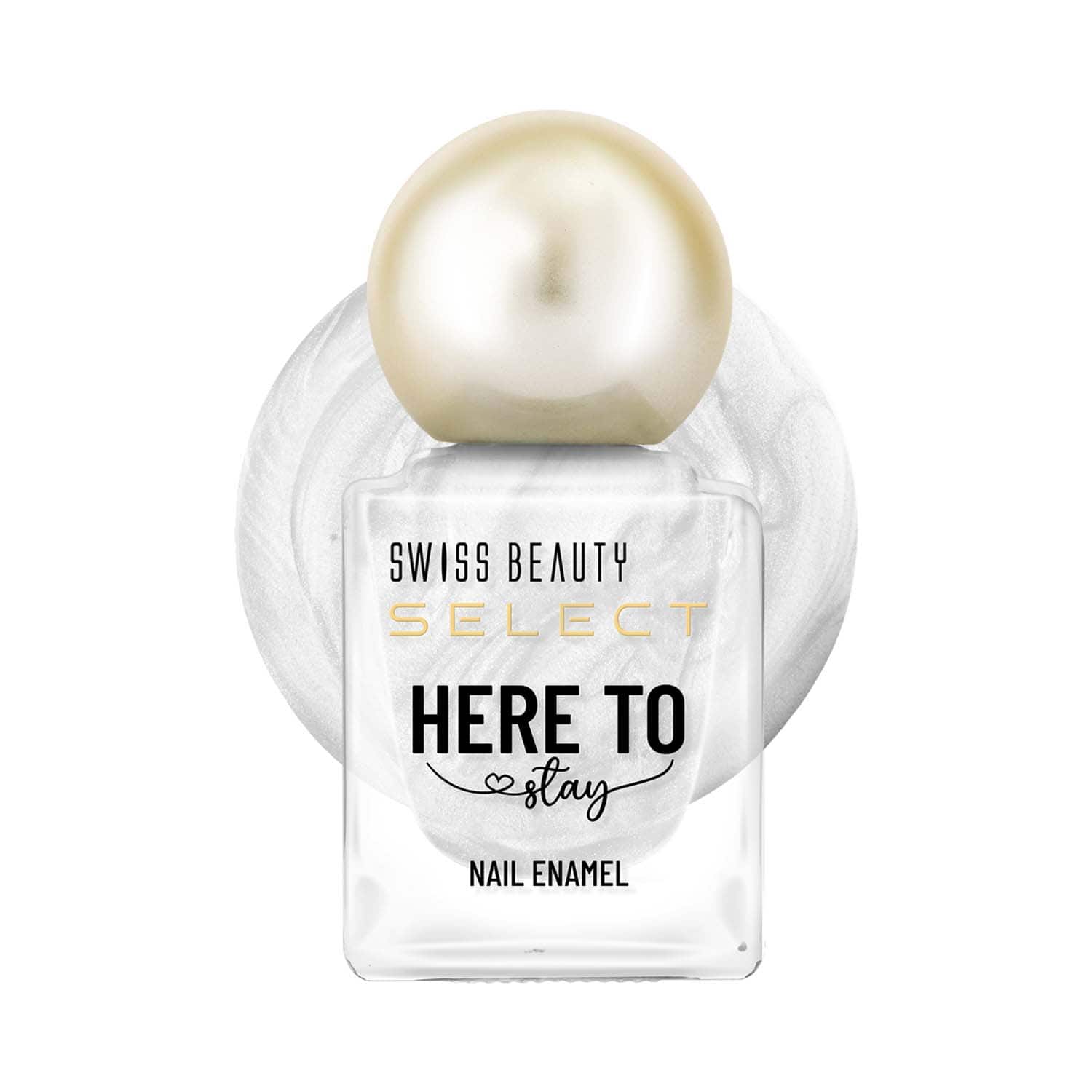 Swiss Beauty | Swiss Beauty Select Here To Stay Nail Enamel - Sheer Pearl (12 ml)