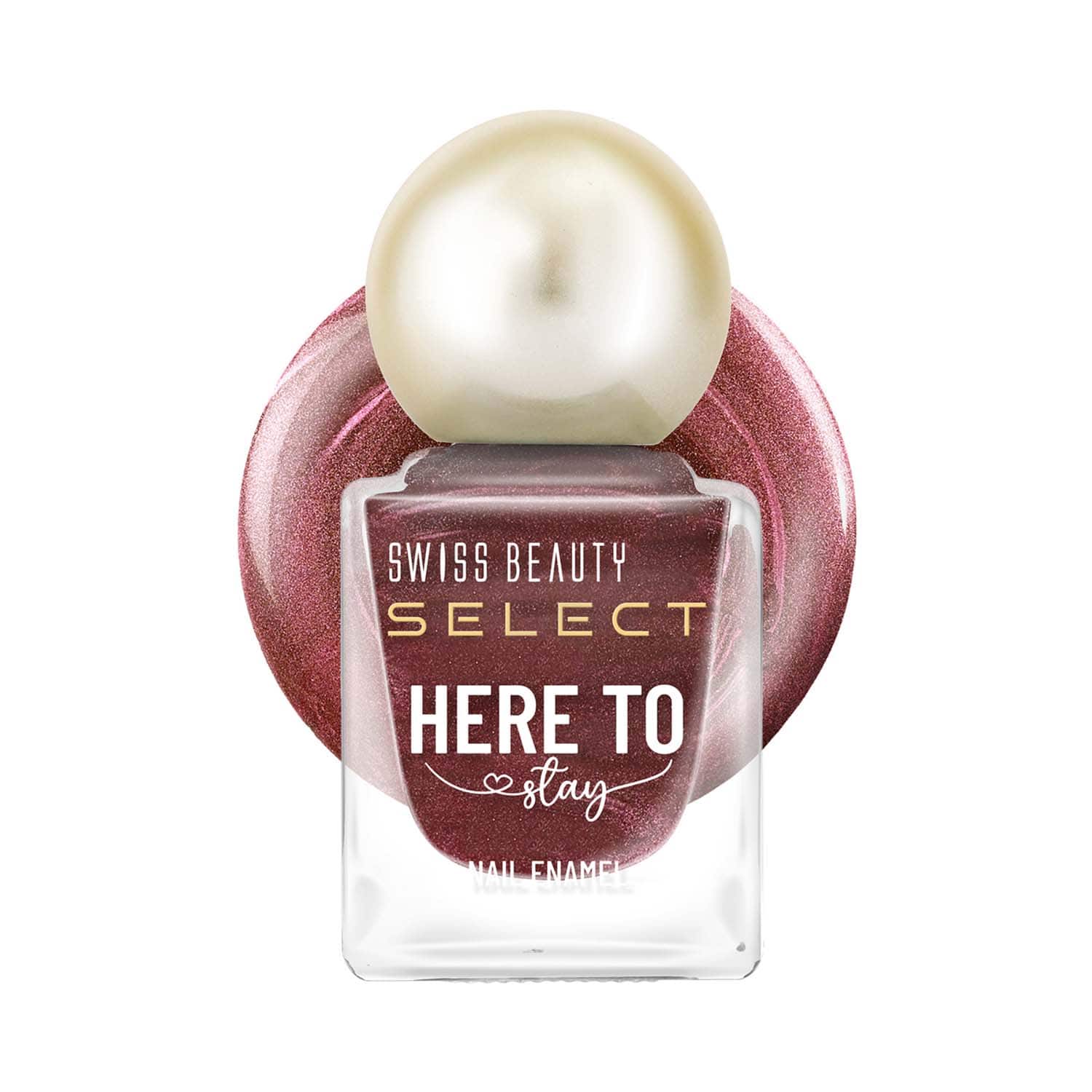Swiss Beauty | Swiss Beauty Select Here To Stay Nail Enamel - Shimmy Brown (12 ml)