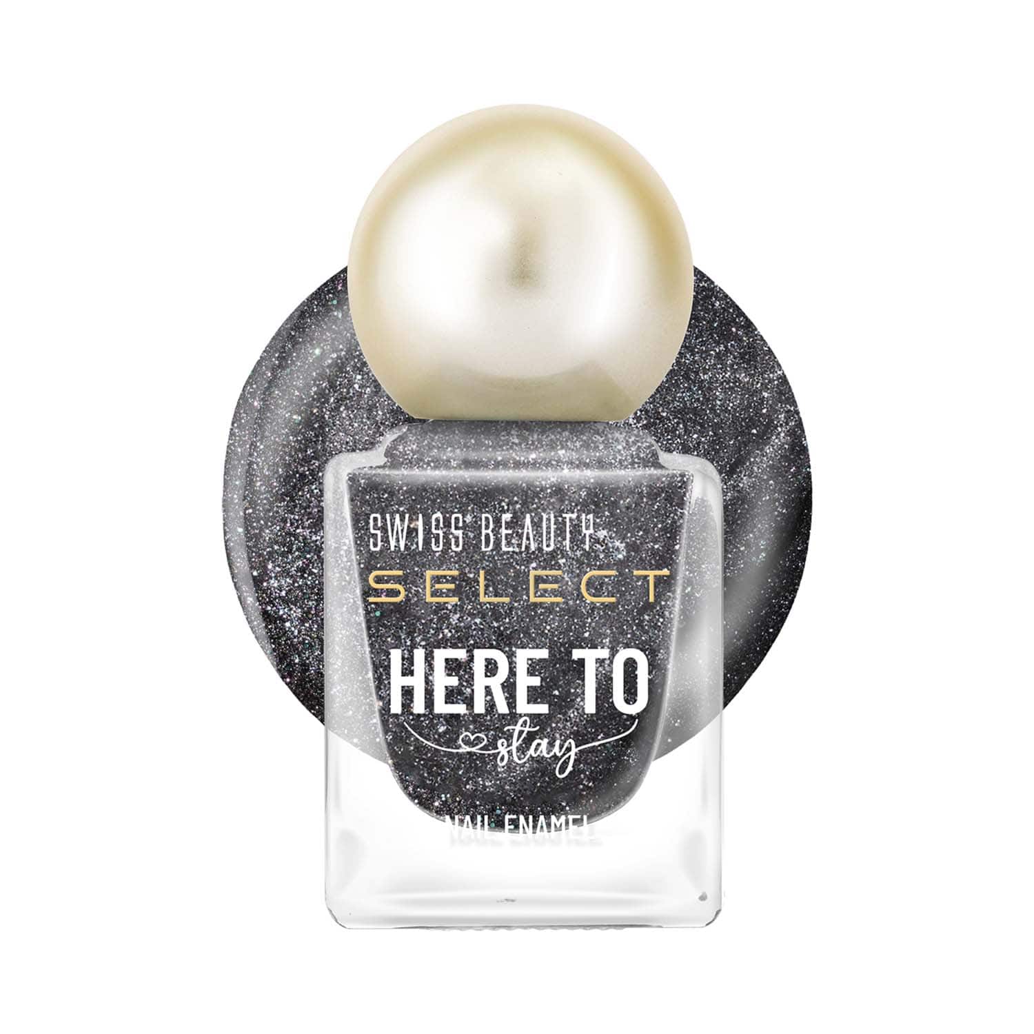 Swiss Beauty | Swiss Beauty Select Here To Stay Nail Enamel - Shimmy Night (12 ml)