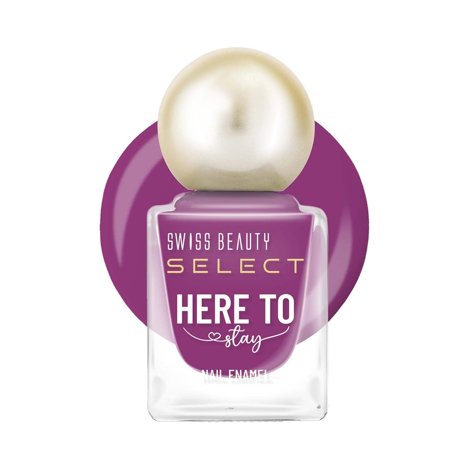 Swiss Beauty | Swiss Beauty Select Here To Stay Nail Enamel - Winter Magenta (12 ml)