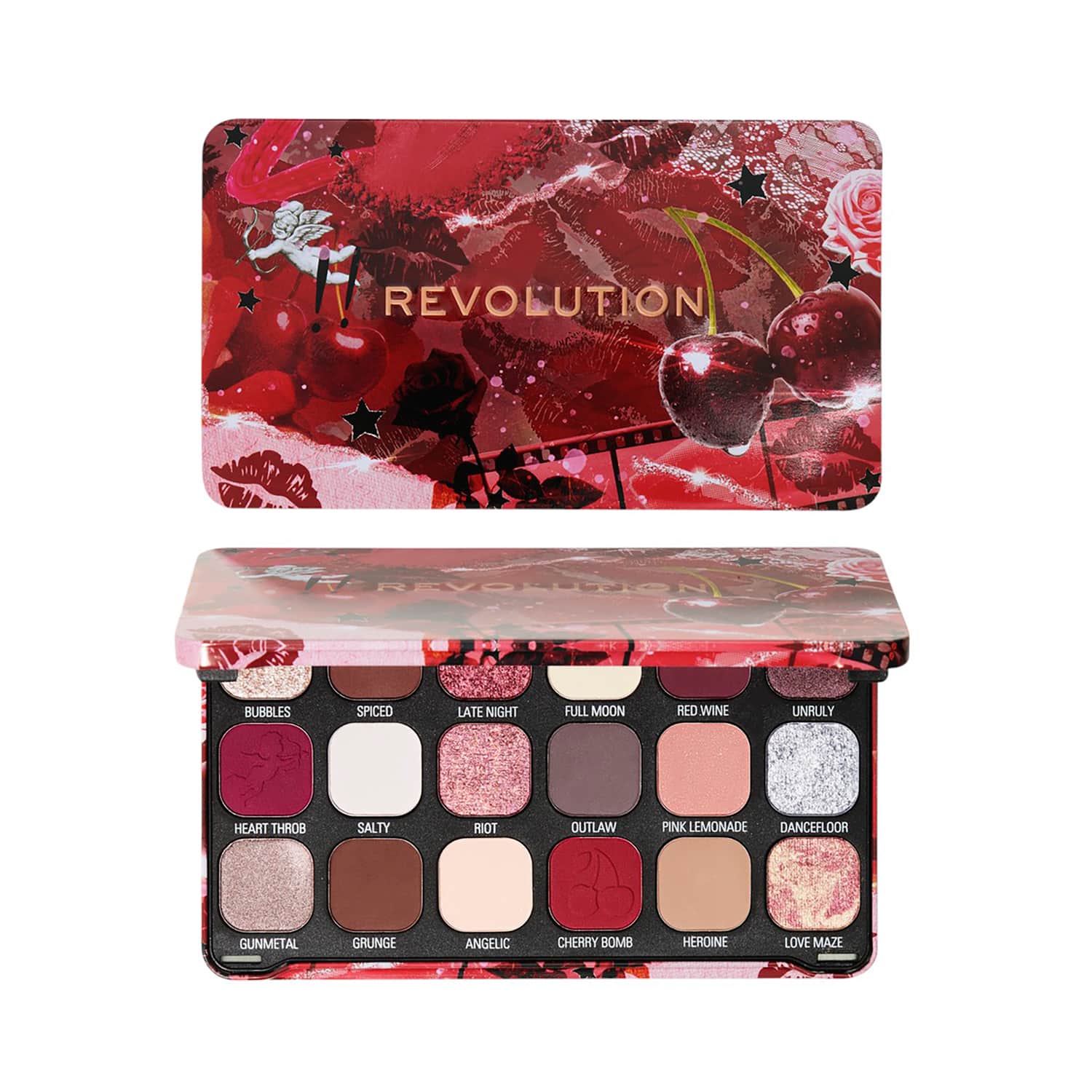 Makeup Revolution | Makeup Revolution Forever Flawless Palette - Cherry Rebel Red (19.8 g)