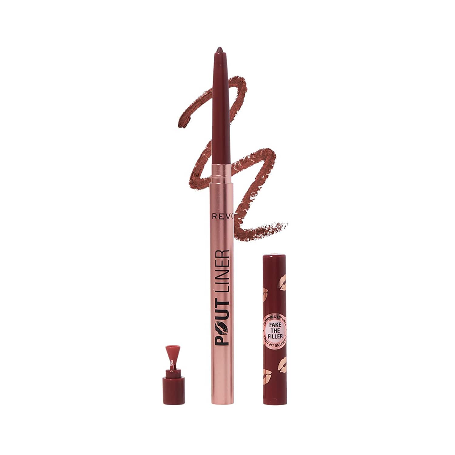 Makeup Revolution | Makeup Revolution Pout Bomb Plumping Lip Liner - Cookie Warm Brown (0.2 g)