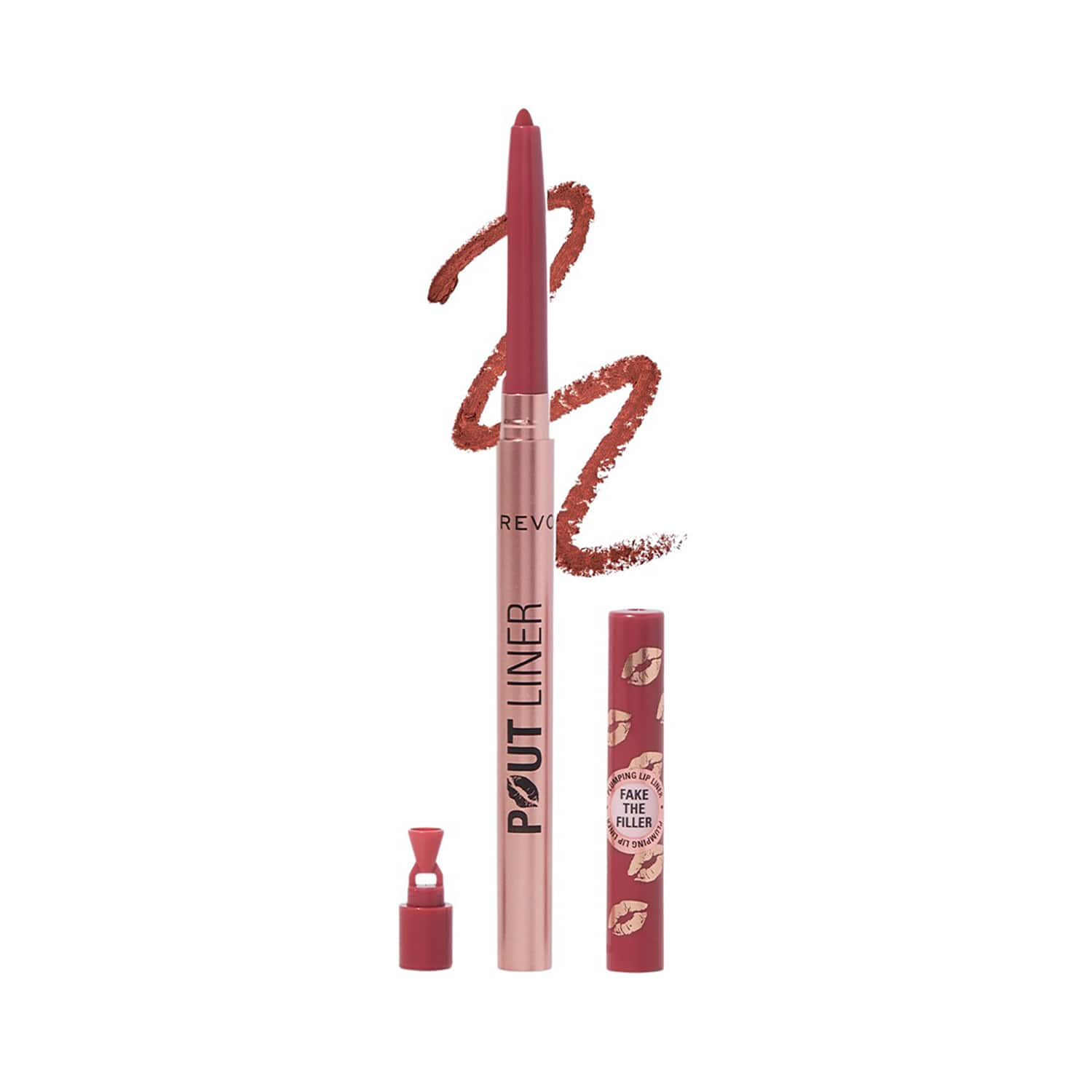Makeup Revolution | Makeup Revolution Pout Bomb Plumping Lip Liner - Melba Warm Peach (0.2 g)