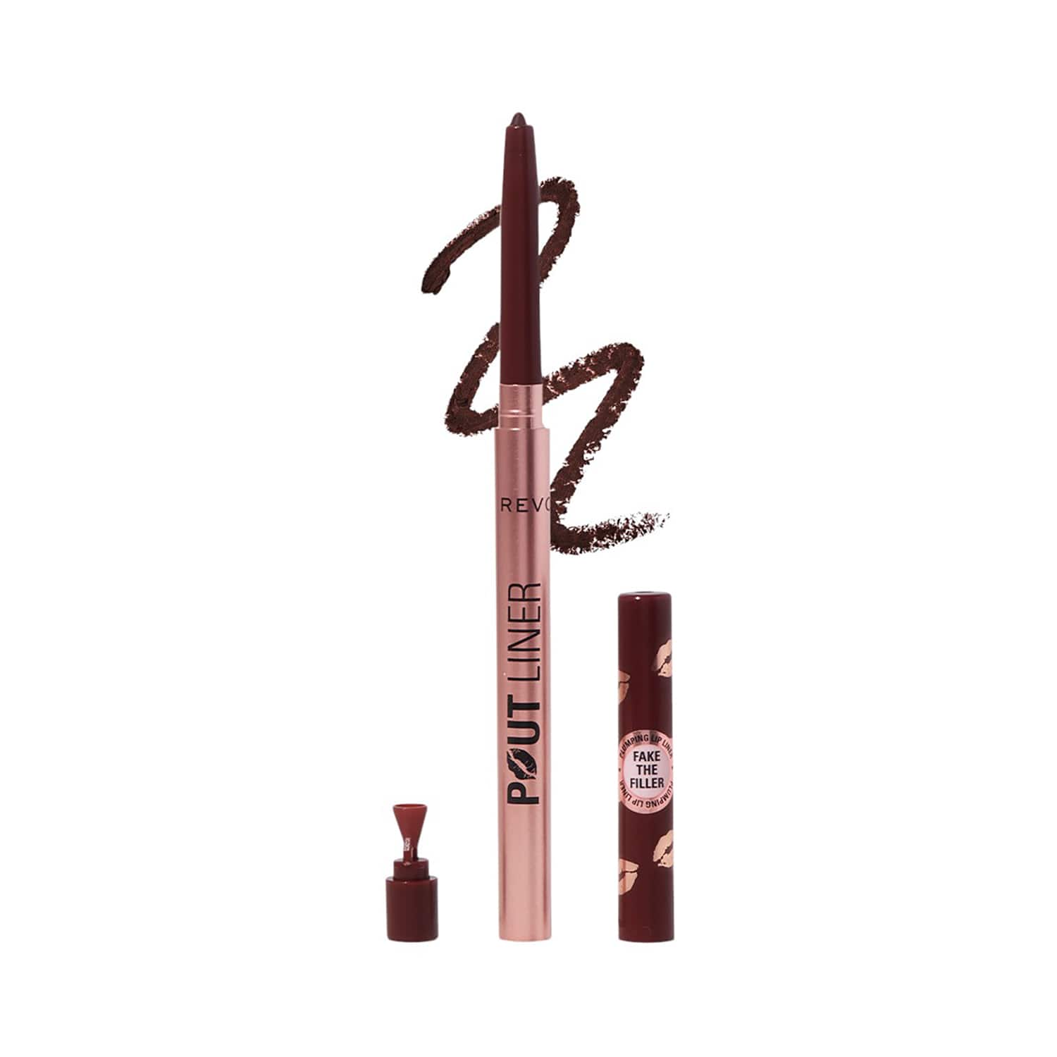 Makeup Revolution | Makeup Revolution Pout Bomb Plumping Lip Liner - Deepest Mauve (0.2 g)