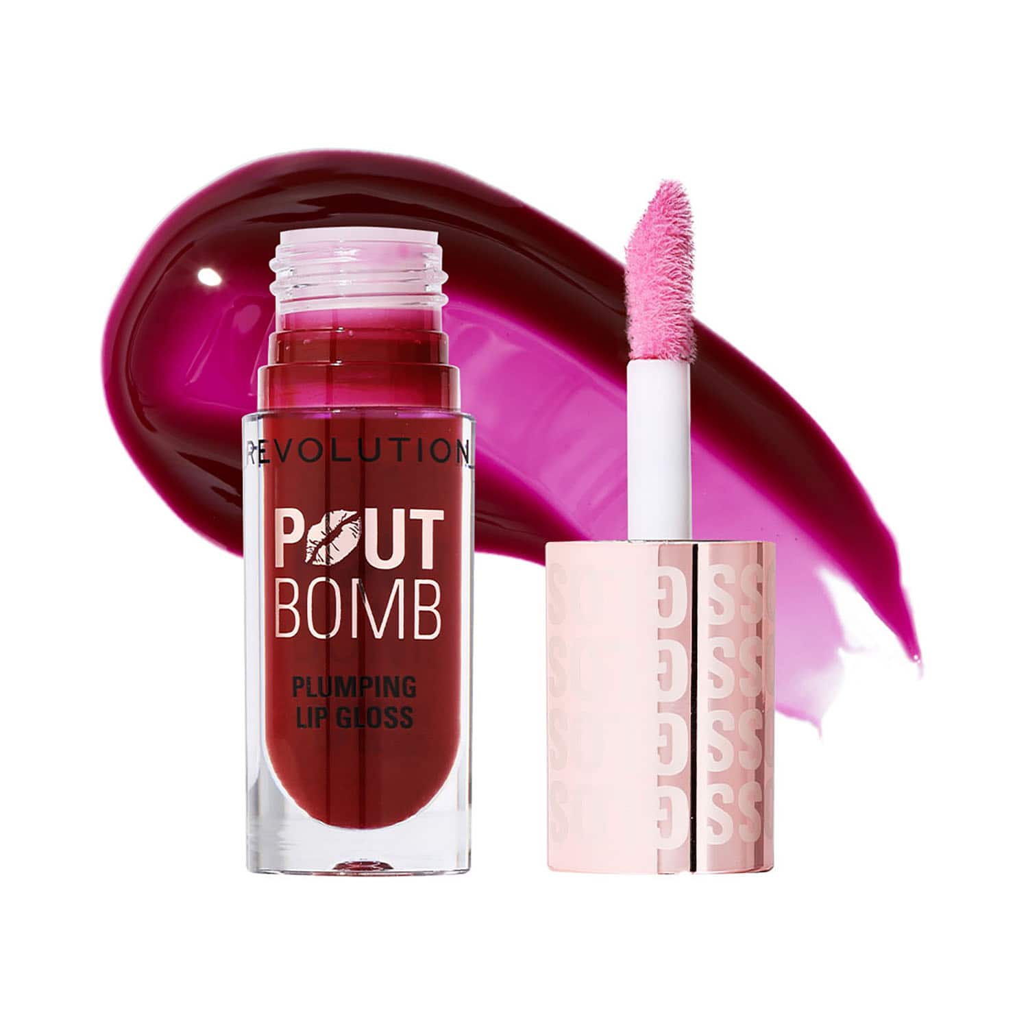 Makeup Revolution | Makeup Revolution Pout Bomb Plumping Gloss - Jelly Berry Mauve (4.6 ml)