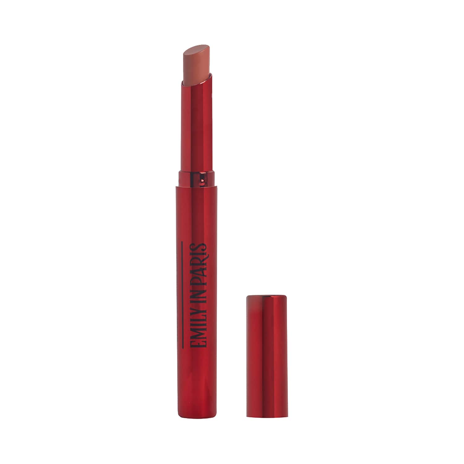 Makeup Revolution | Makeup Revolution X Emily In Paris Just A Kiss Cream Lipstick - Mindy Taupe Nude (2 g)