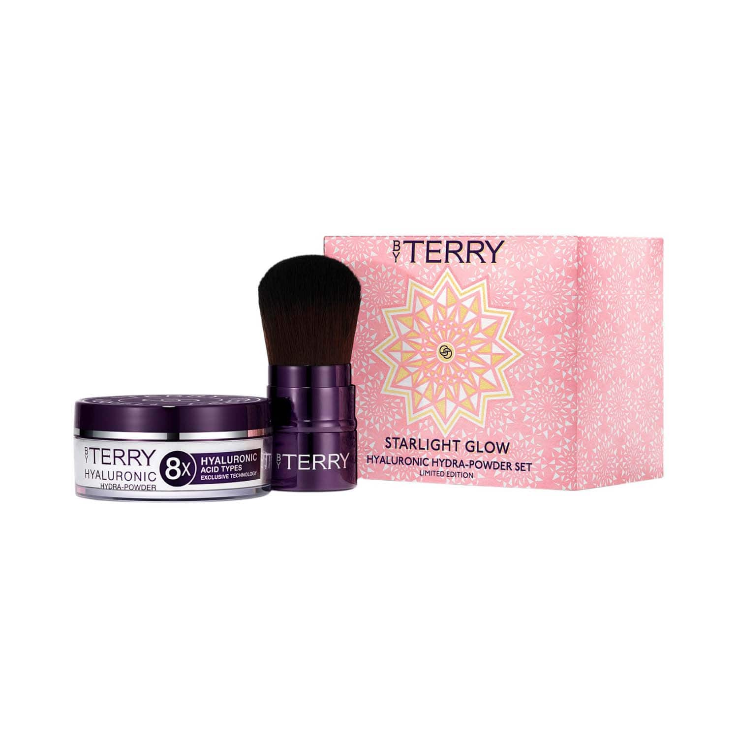 By Terry | By Terry Starlight Glow Hyaluronic Hydra Powder And Brush Set - Colorless (2 pcs)