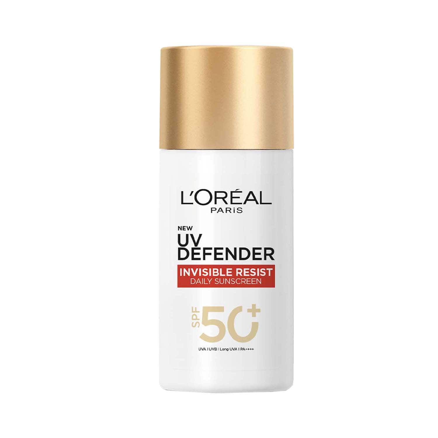 L'Oreal Paris | L’Oreal Paris Uv Defender Invisible Resist Daily Sunscreen SPF50+ PA++++ Lightweight (50 ml)