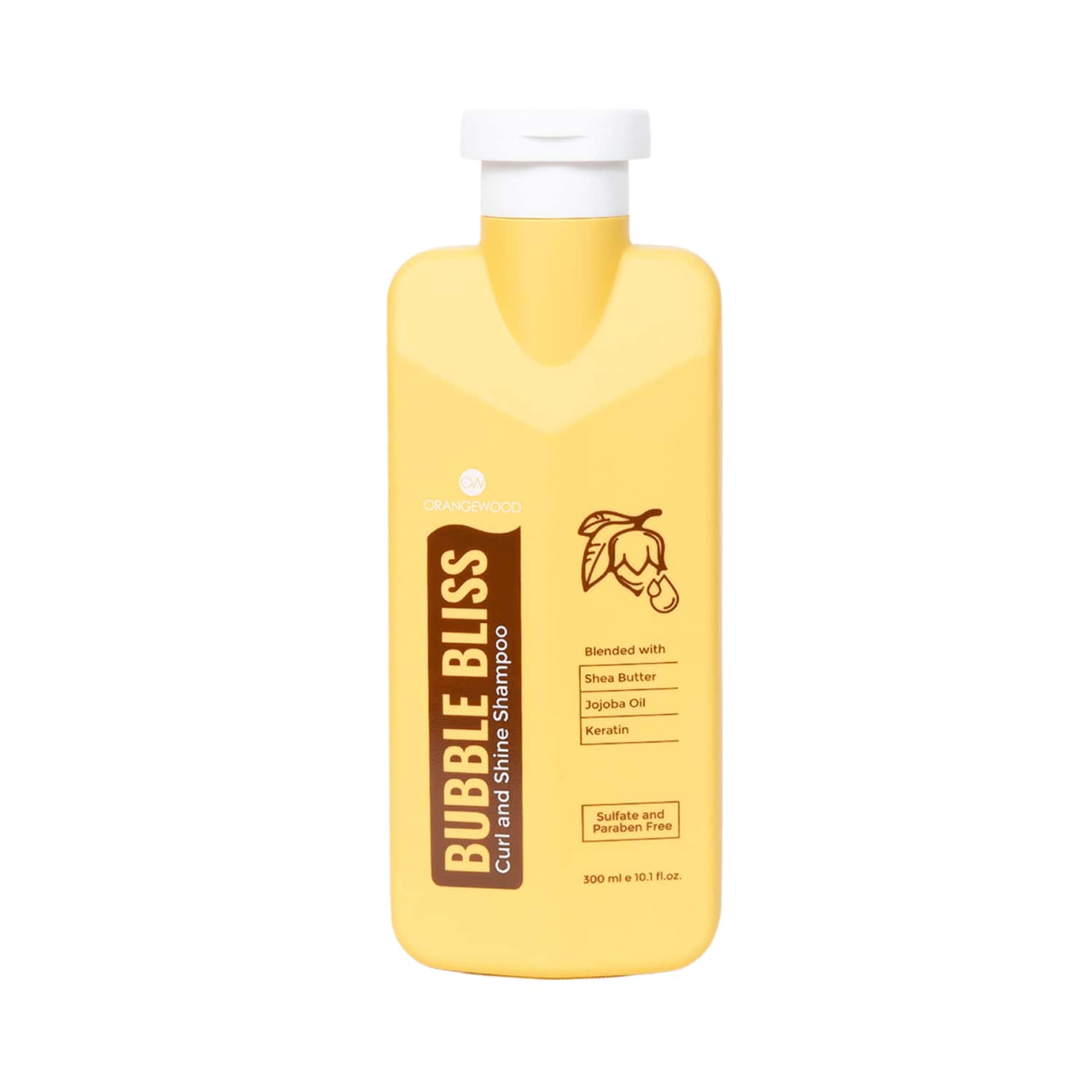 Orangewood | Orangewood Bubble Bliss Curl and Shine for Thick Wavy & Dry Hair Types Shampoo (300 ml)