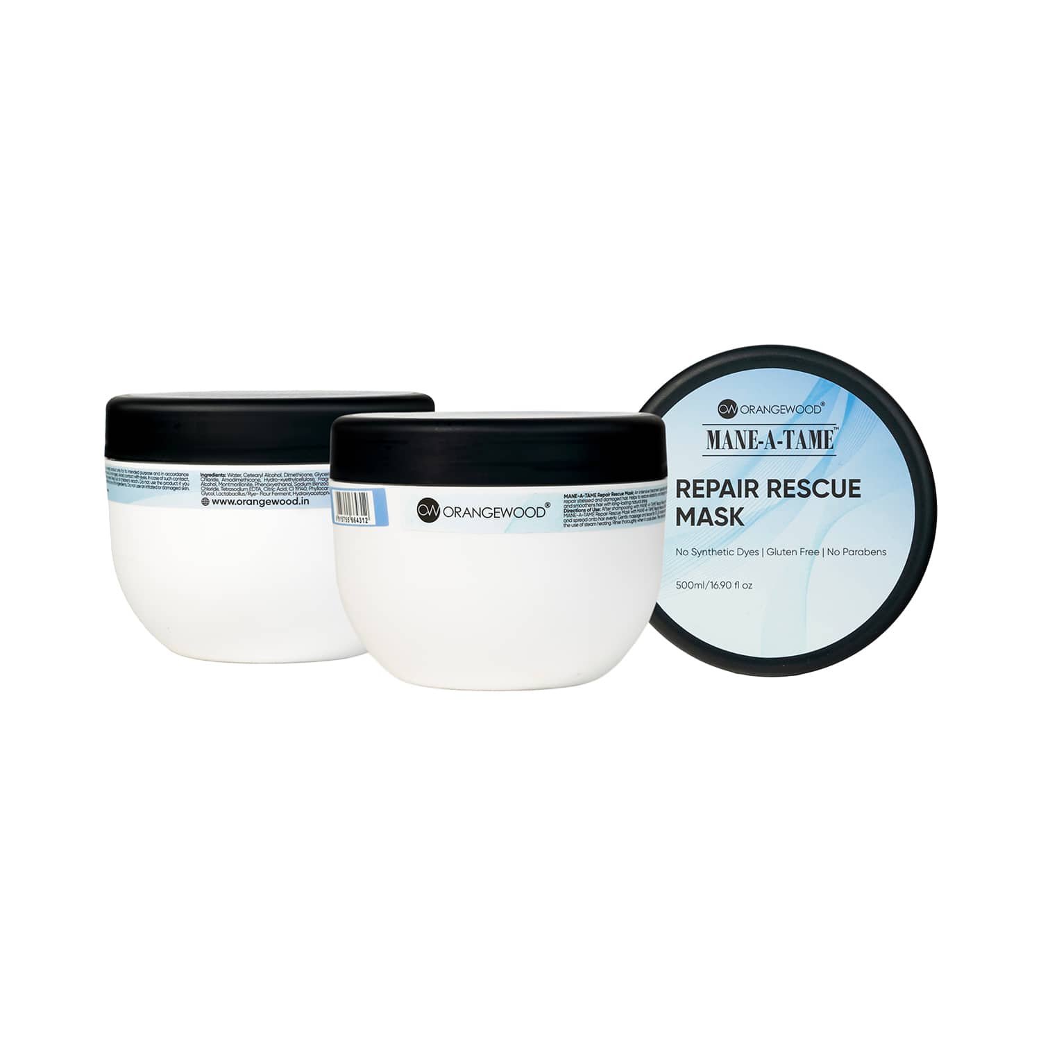 Orangewood | Orangewood Mane-A-Tame Repair Restores Smoothness Dry & Frizzy Mask (500 ml)