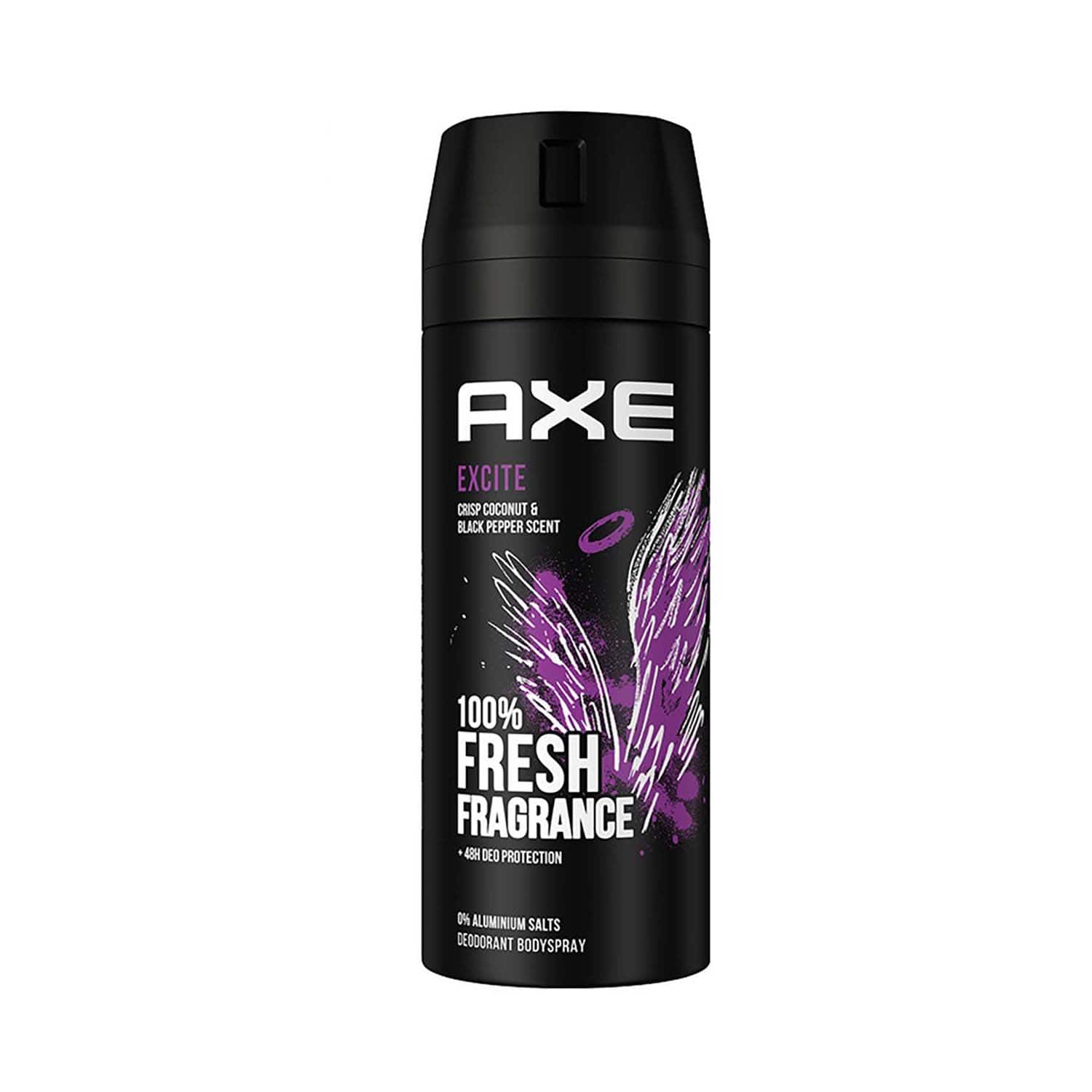 AXE | Axe Excite Deodorant Body Spray for Men, 48H Odour Protection Crisp Coconut (150 ml)