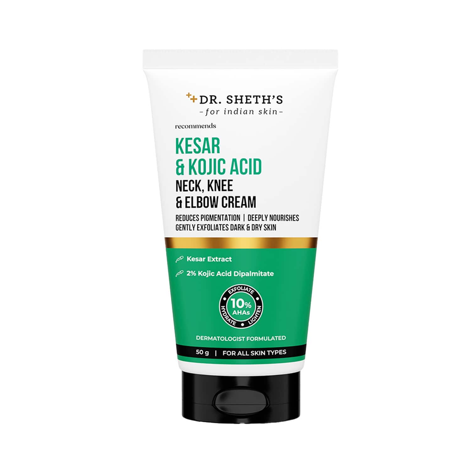 Dr. Sheth's | Dr.Sheth's Kesar & kojic Acid Neck, Knee & Elbow (50 g)