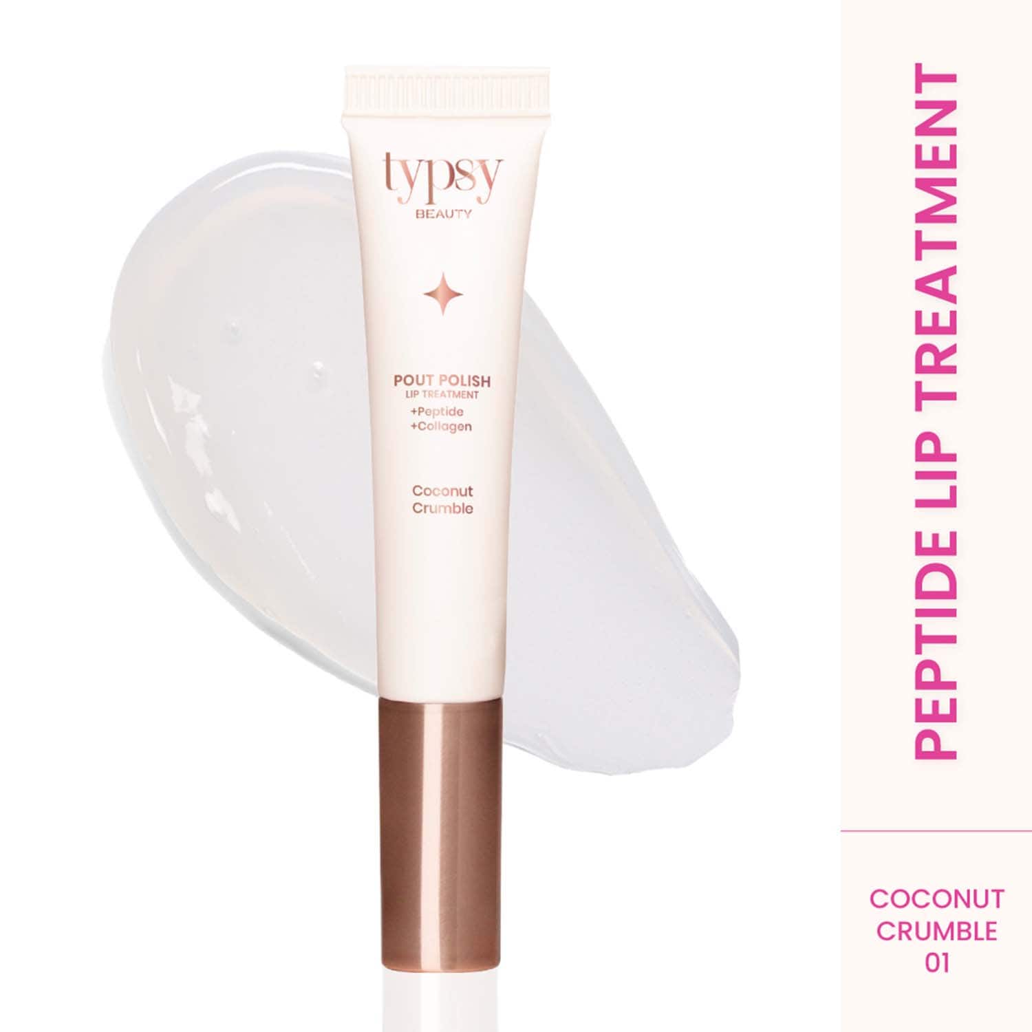 Typsy Beauty | Typsy Beauty Pout Polish Peptide Lip Treatment Balm - Coconut Crumble (8 ml)