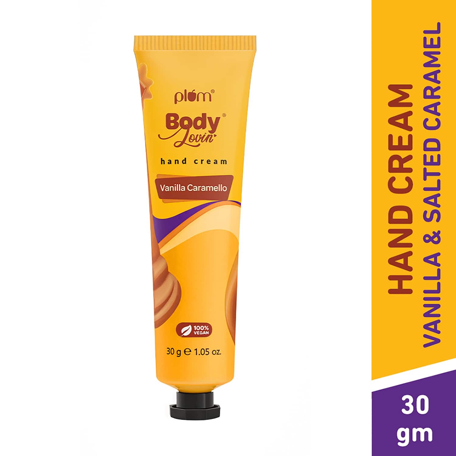 Plum | Plum BodyLovin' Vanilla Caramello Hand Cream- Ultra Moisturizing with Shea Butter (30 g)