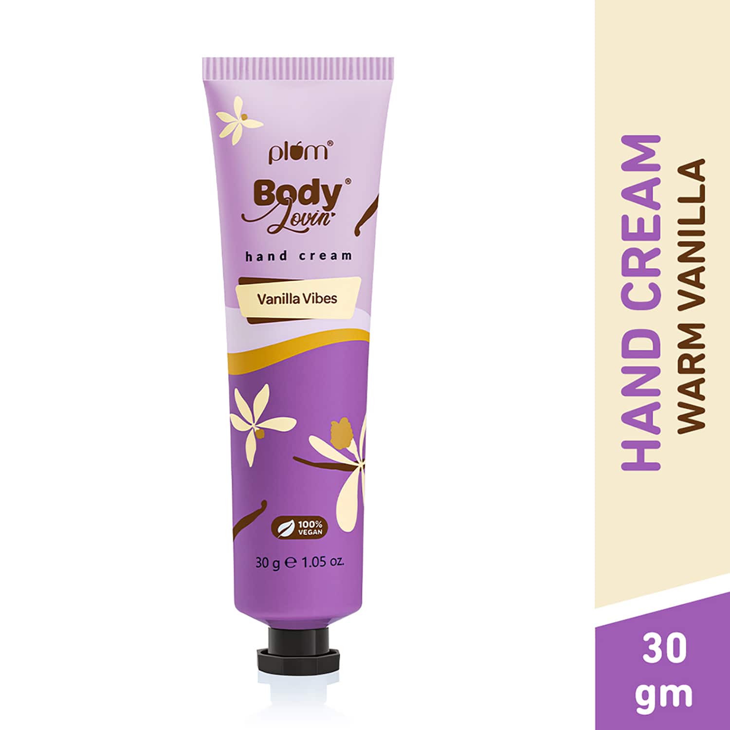 Plum | Plum BodyLovin' Vanilla Vibes Hand Cream- Ultra Moisturizing with Shea Butter (30 g)