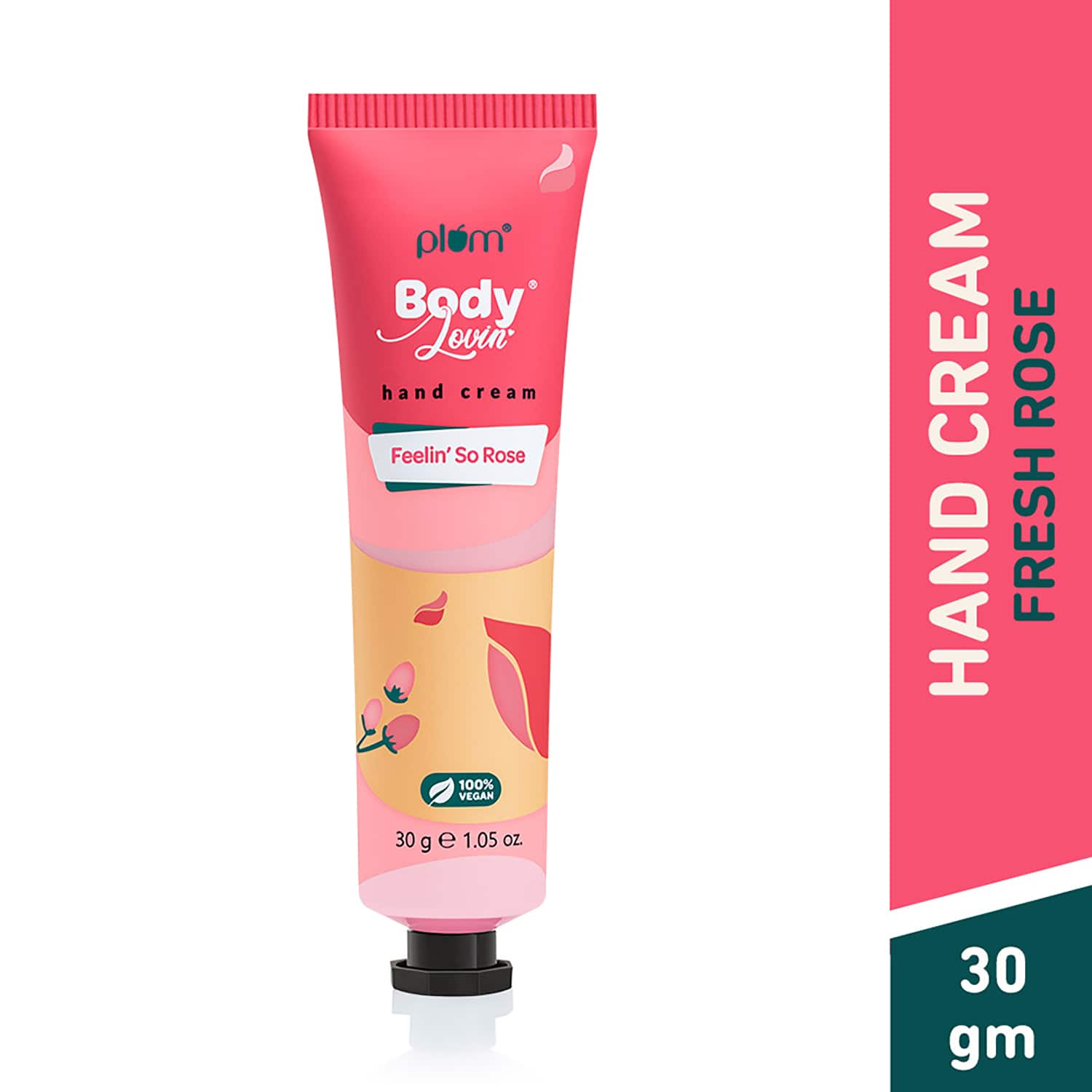 Plum | Plum BodyLovin' Feelin' So Rose Hand Cream- Ultra Moisturizing with Shea Butter (30 g)