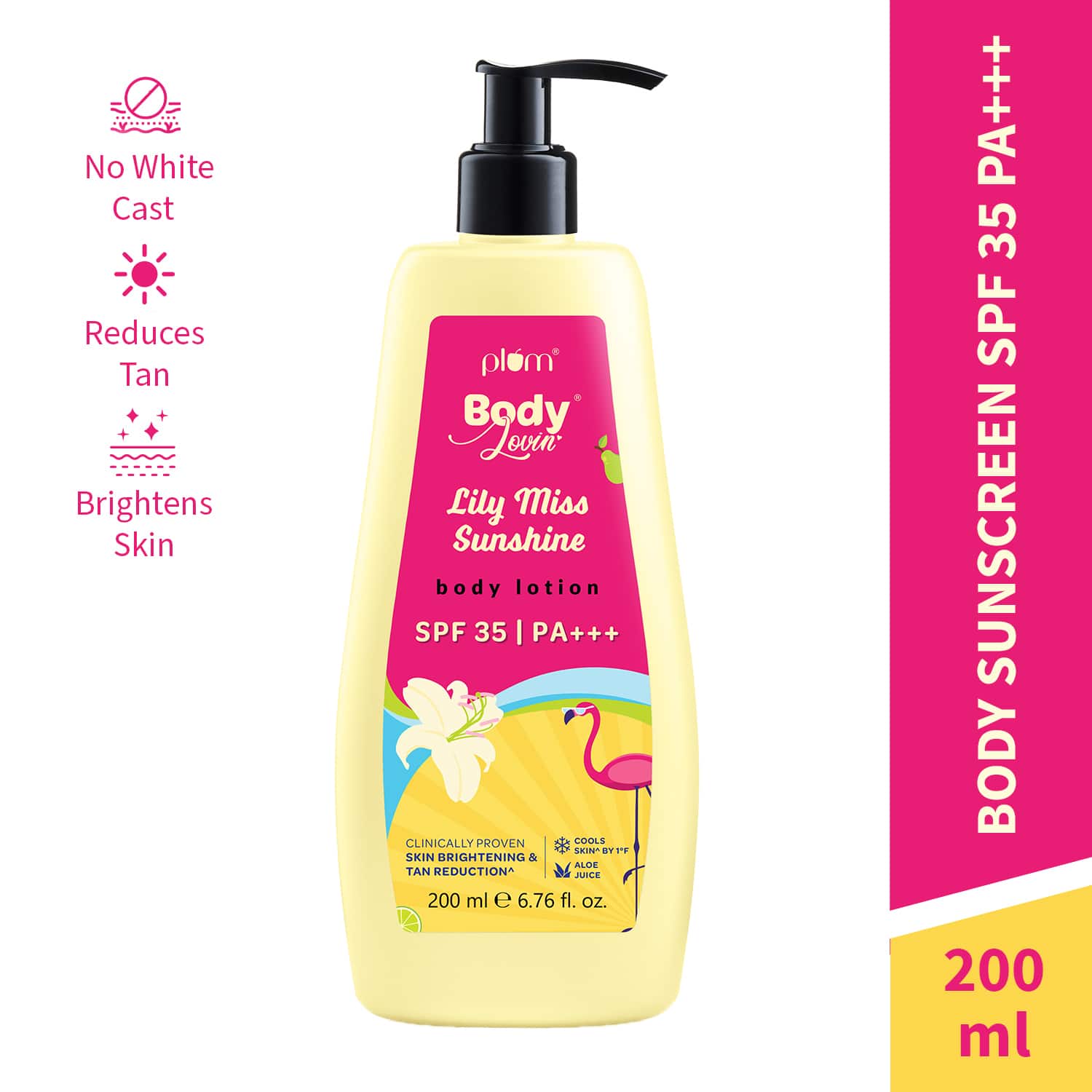 Plum | Plum BodyLovin' Lilly Miss Sunshine Body Lotion SPF 35 PA+++ -No White Cast (200 g)