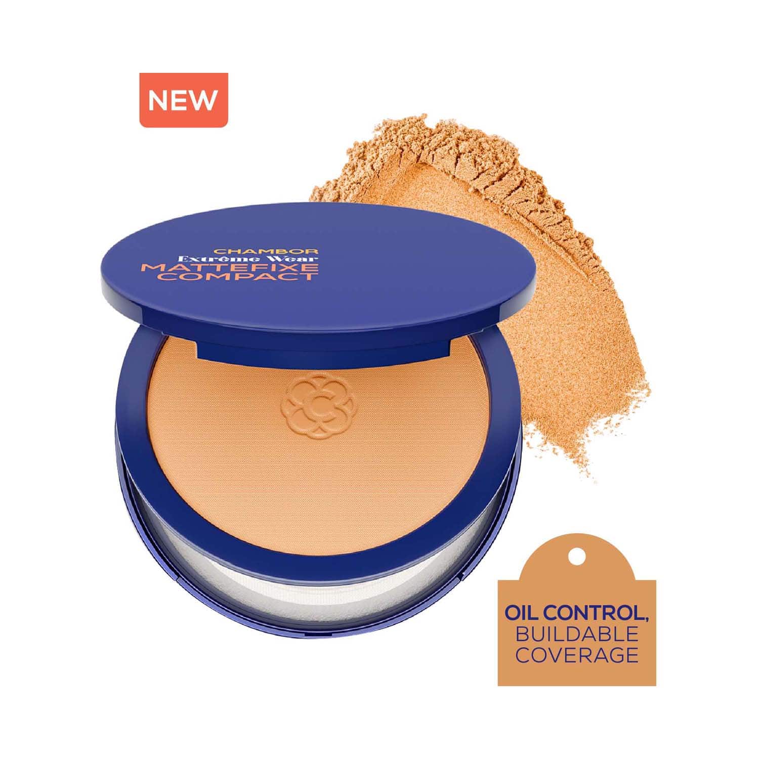 Chambor | Chambor Extreme Wear Mattefixe Compact - N 206 Warm Tan (9 g)