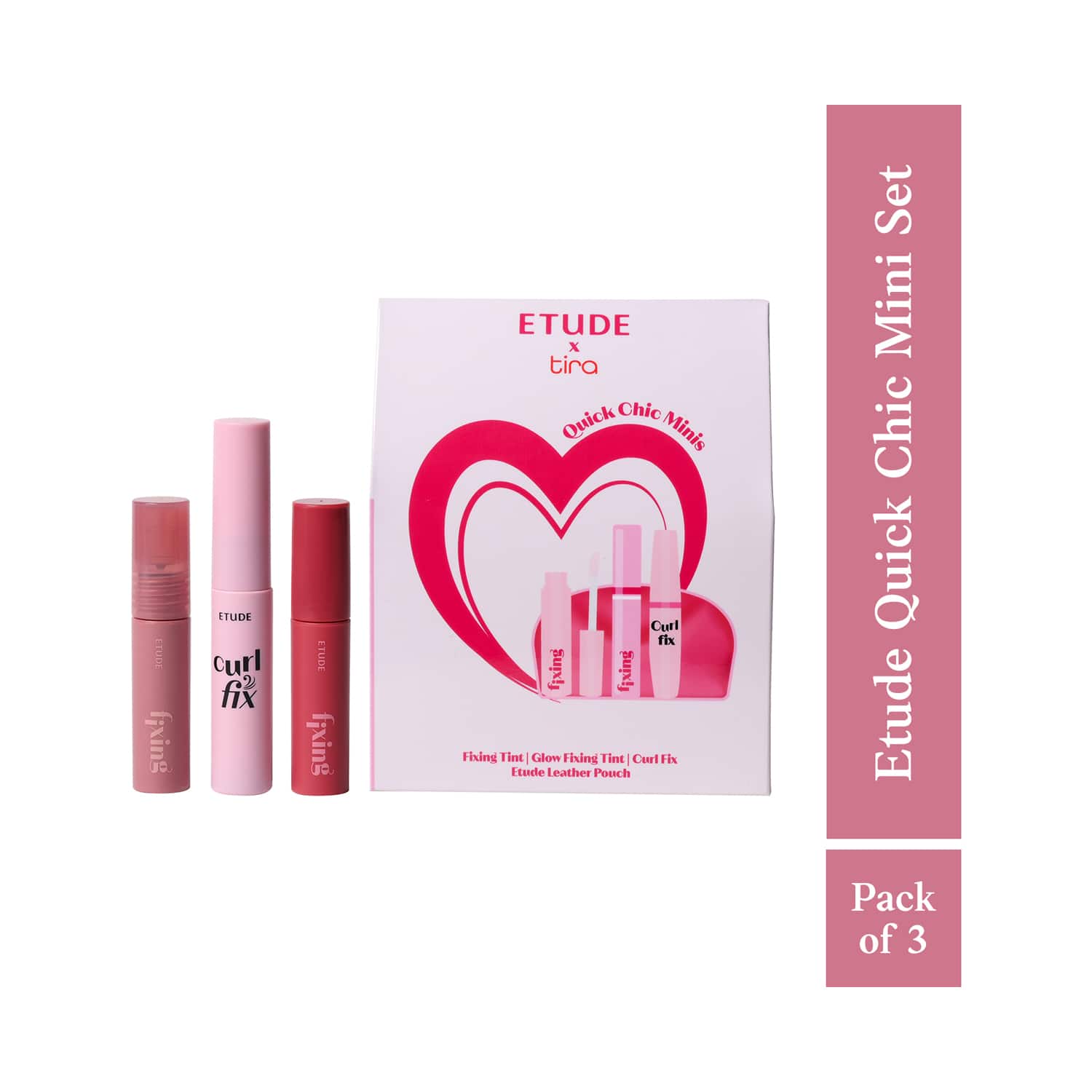 ETUDE HOUSE | ETUDE HOUSE Quick Chic Mini Set with Leather Pouch (4 pcs)