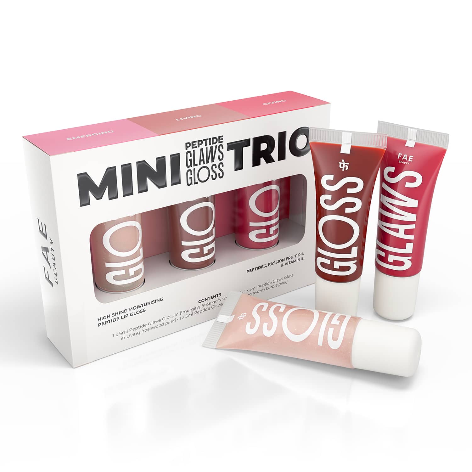 FAE BEAUTY | FAE Beauty Mini Peptide Lip Gloss Trio
