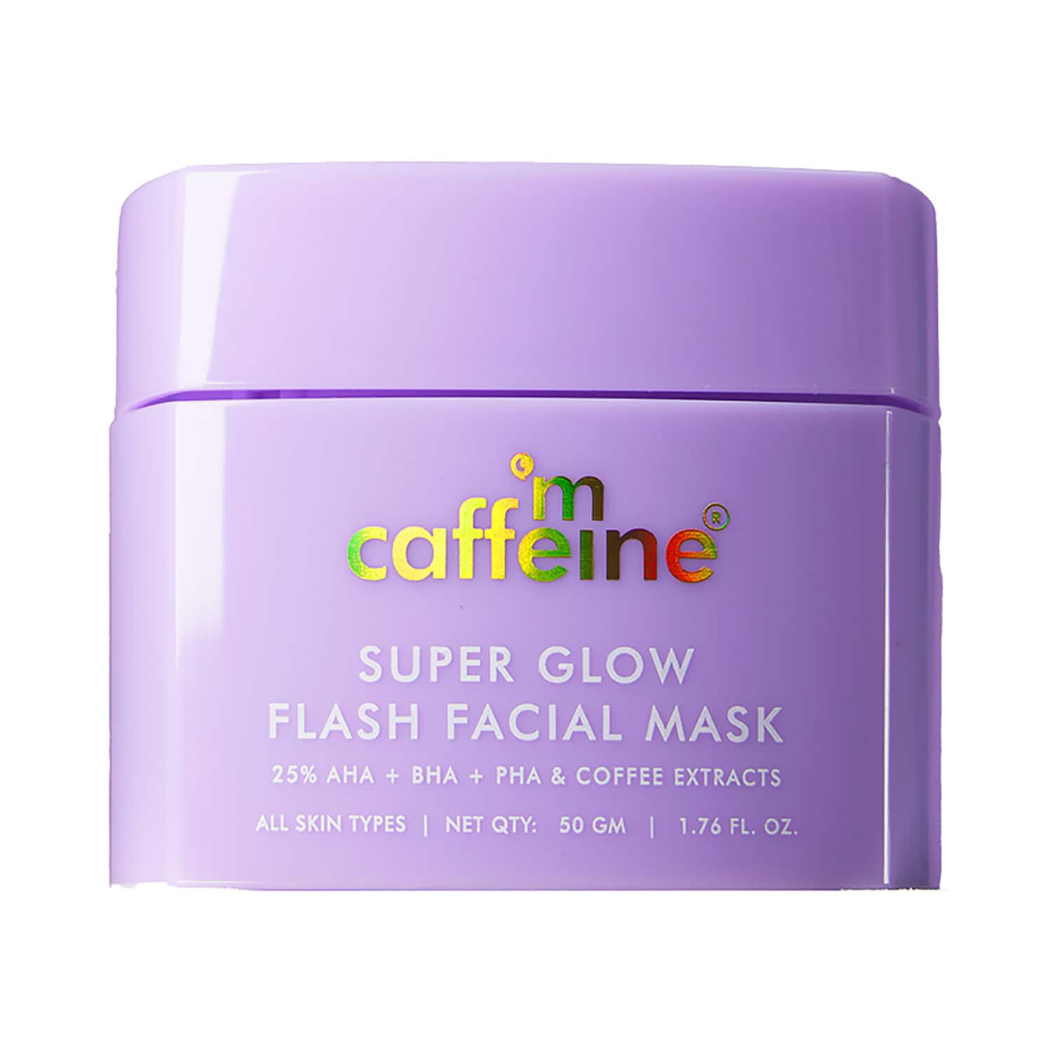 mCaffeine | mCaffeine Super Glow Flash Facial Mask (50 g)