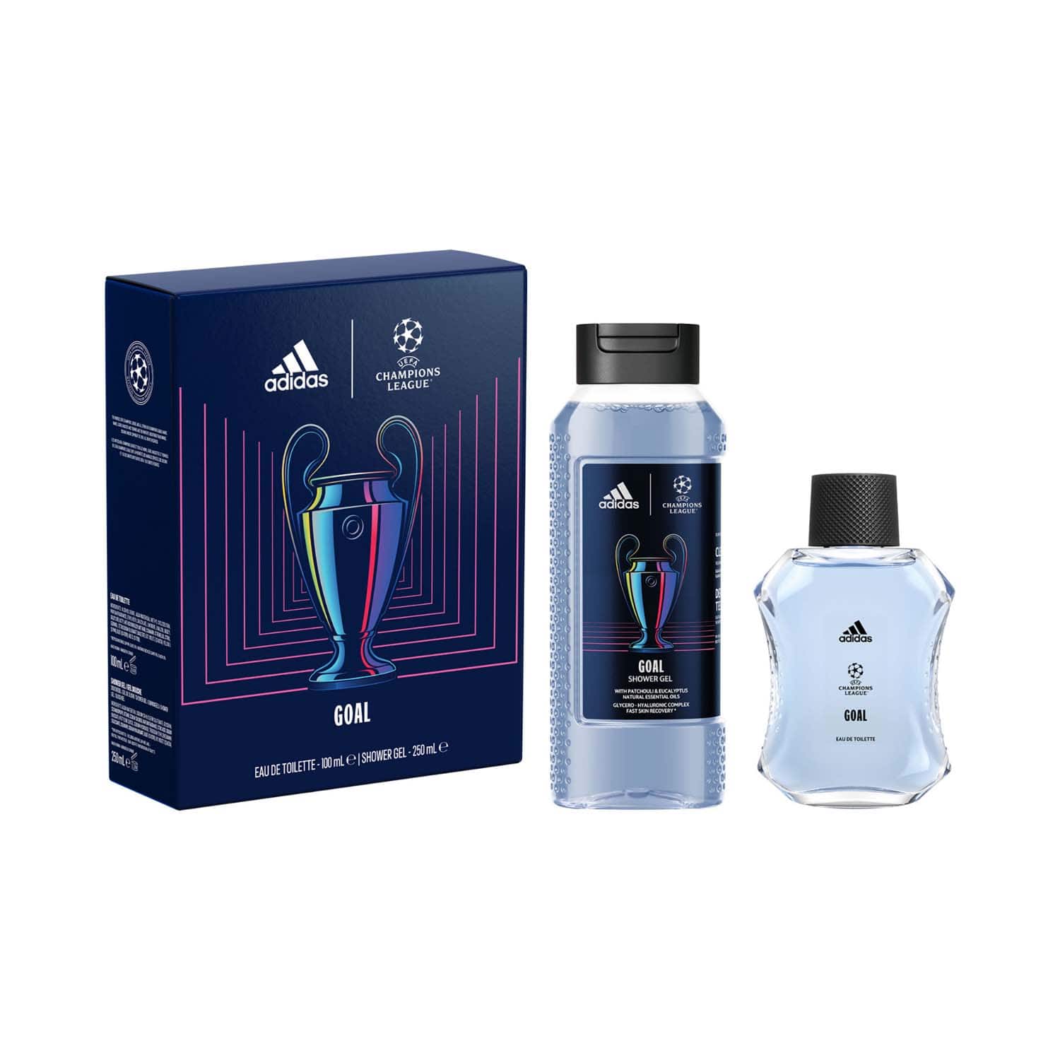 Adidas | Adidas UEFA Champions League Goal Gift Set (EDT 100 ml + Shower Gel 250 ml)