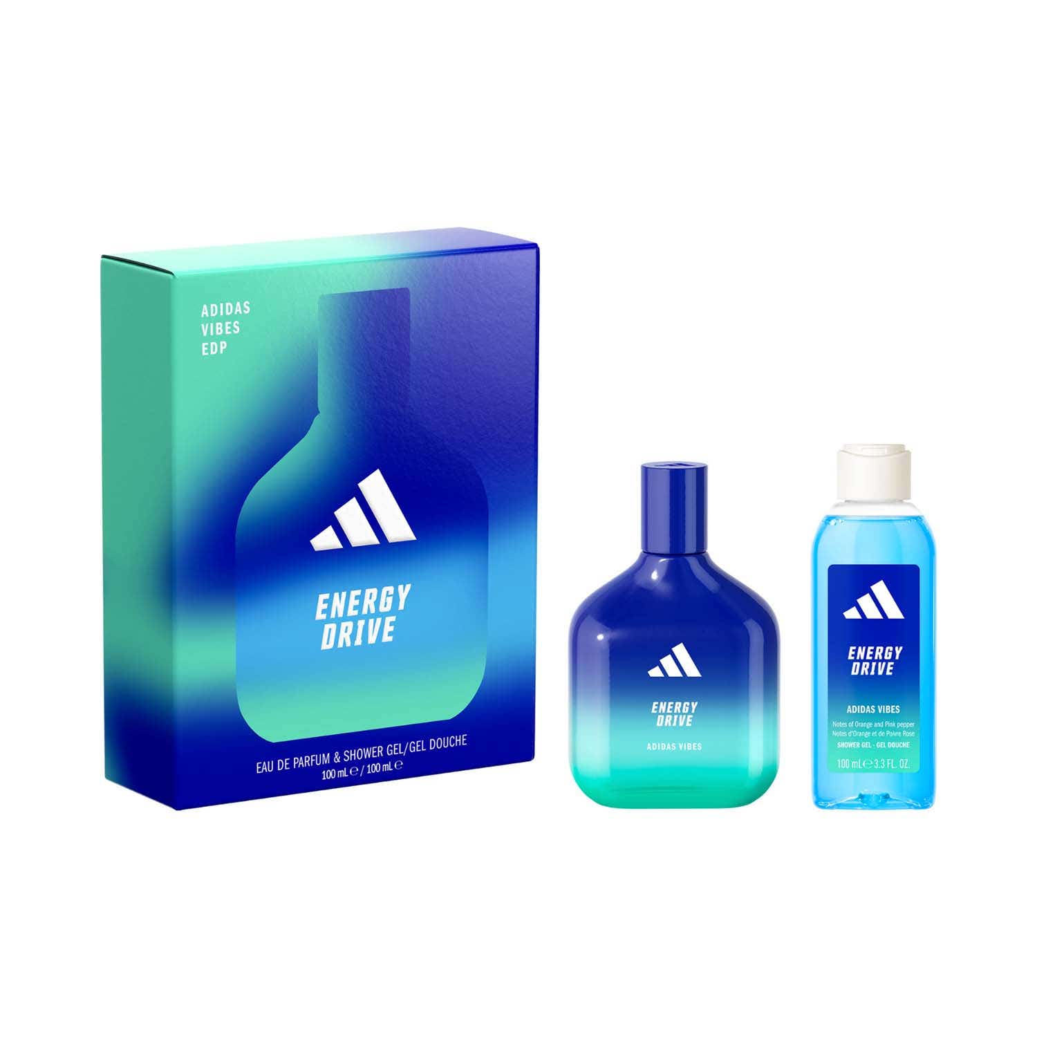 Adidas | Adidas Vibes Energy Drive Gift Set (EDP 100 ml + Shower Gel 100 ml)