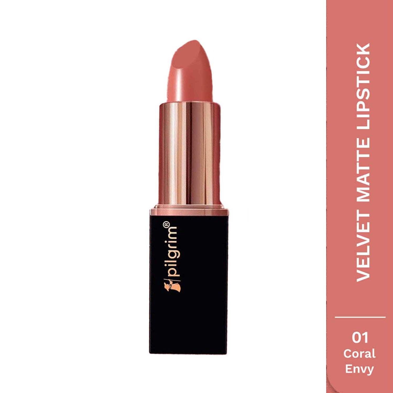 Pilgrim | Pilgrim Matte Me Up Bullet Lipstick - 01 Coral Envy (4.2 g)