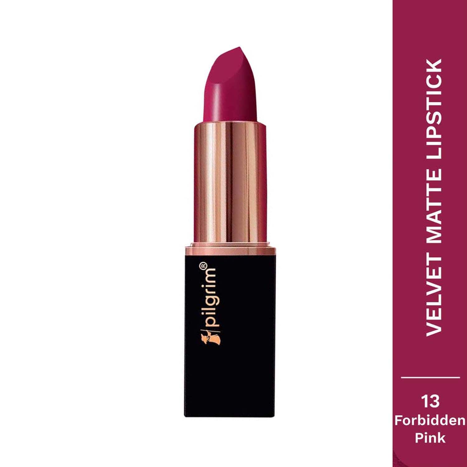 Pilgrim | Pilgrim Matte Me Up Bullet Lipstick - 13 Forbidden Pink (4.2 g)