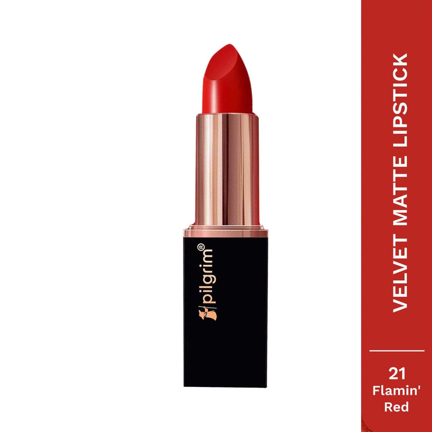 Pilgrim | Pilgrim Matte Me Up Bullet Lipstick - 21 Flaming Red (4.2 g)