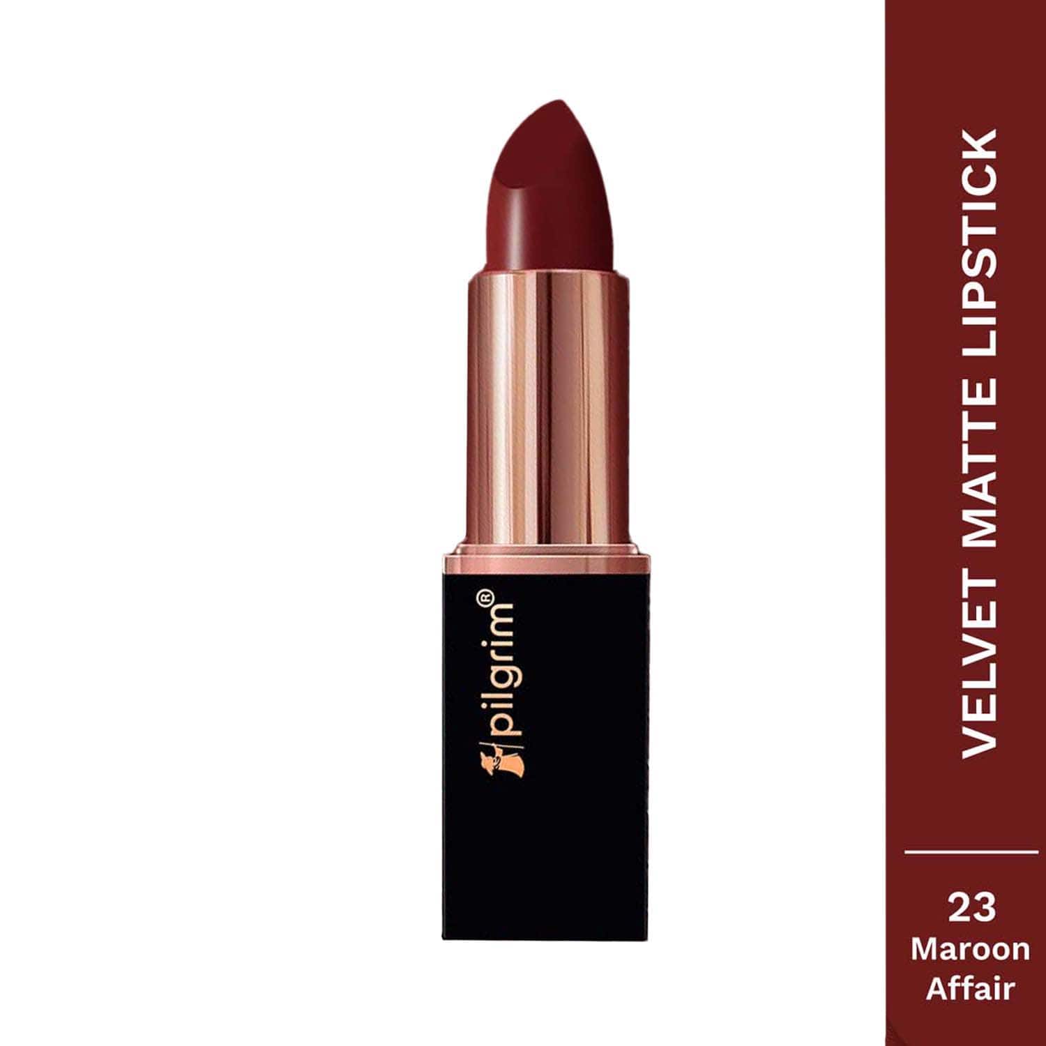 Pilgrim | Pilgrim Matte Me Up Bullet Lipstick - 23 Maroon Affair (4.2 g)