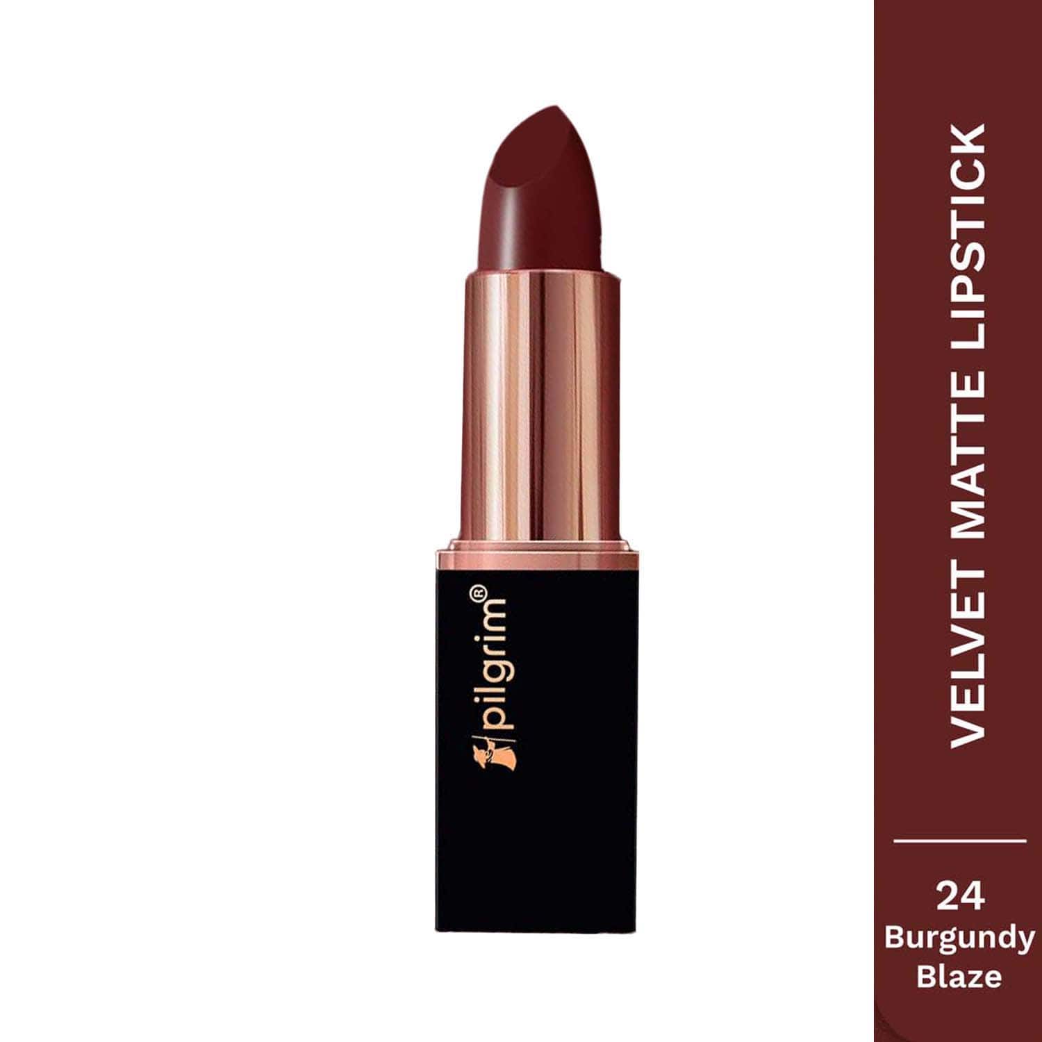Pilgrim | Pilgrim Matte Me Up Bullet Lipstick - 24 Burgundy Blaze (4.2 g)