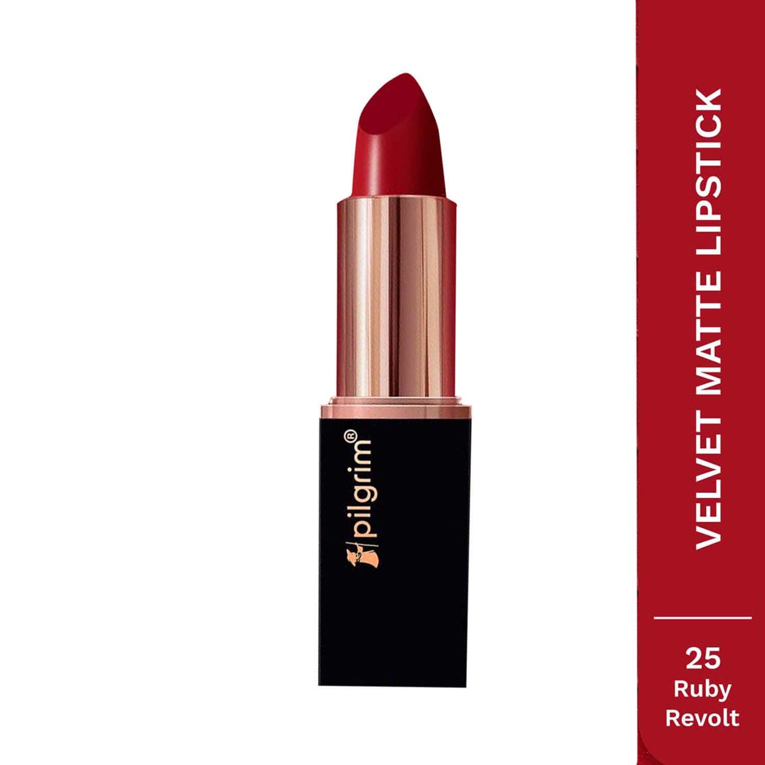 Pilgrim | Pilgrim Matte Me Up Bullet Lipstick - 25 Ruby Revolt (4.2 g)