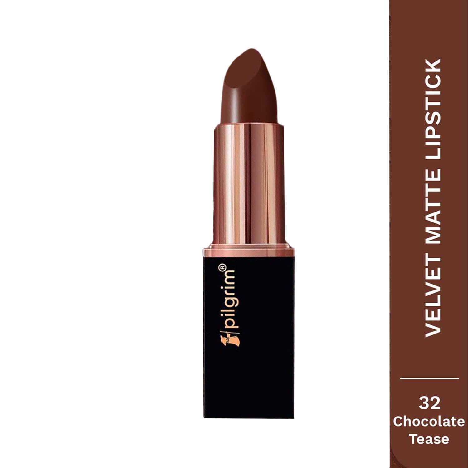 Pilgrim | Pilgrim Matte Me Up Bullet Lipstick - 32 Chocolate Tease (4.2 g)