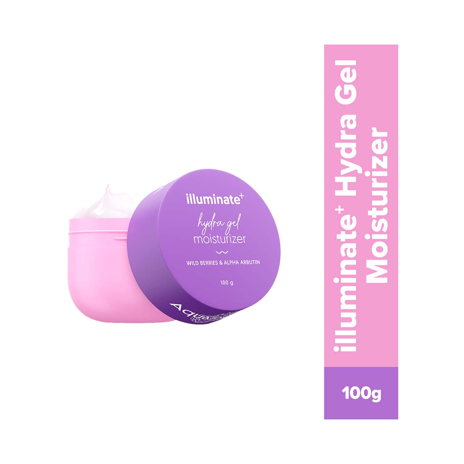 Aqualogica | Aqualogica Illuminate+ Hydra Gel Moisturizer With Wild Berries & Alpha Arbutin (100 g)