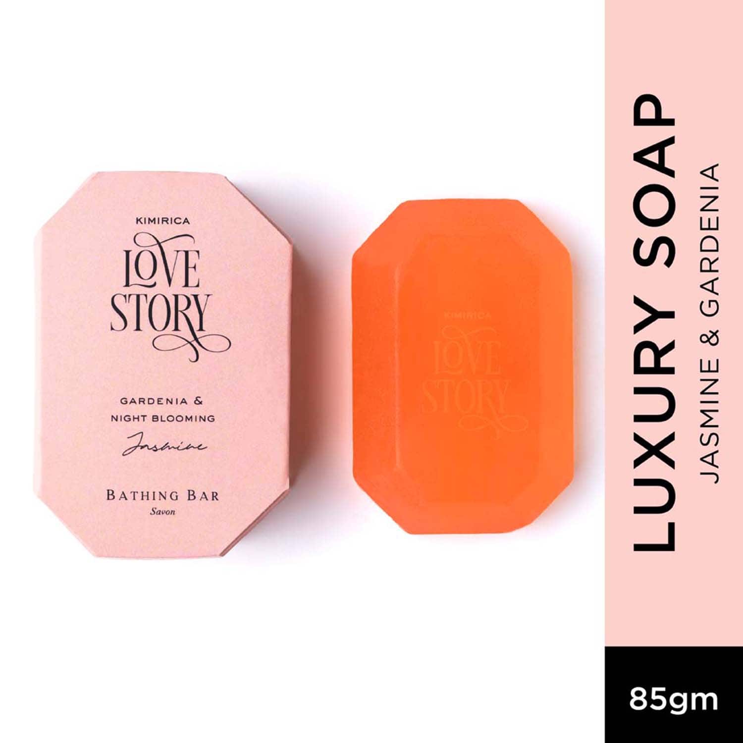 Kimirica | Kimirica Jasmine & Gardenia Luxury Soap Bar for Soft Moisturized Skin with Glycerin (85 g)