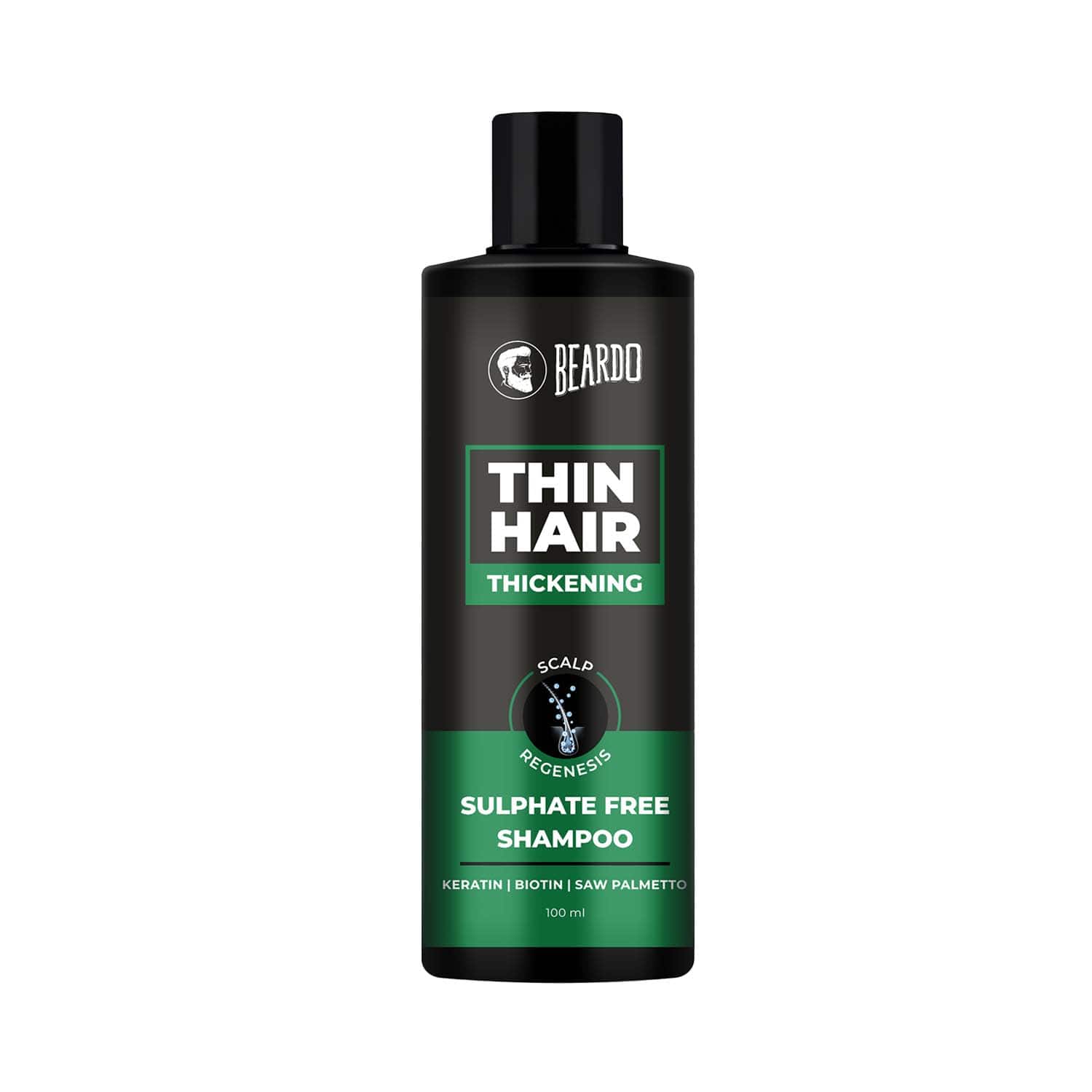 Beardo | Beardo Hair Thickening Sulphate Free Shampoo (100ml)